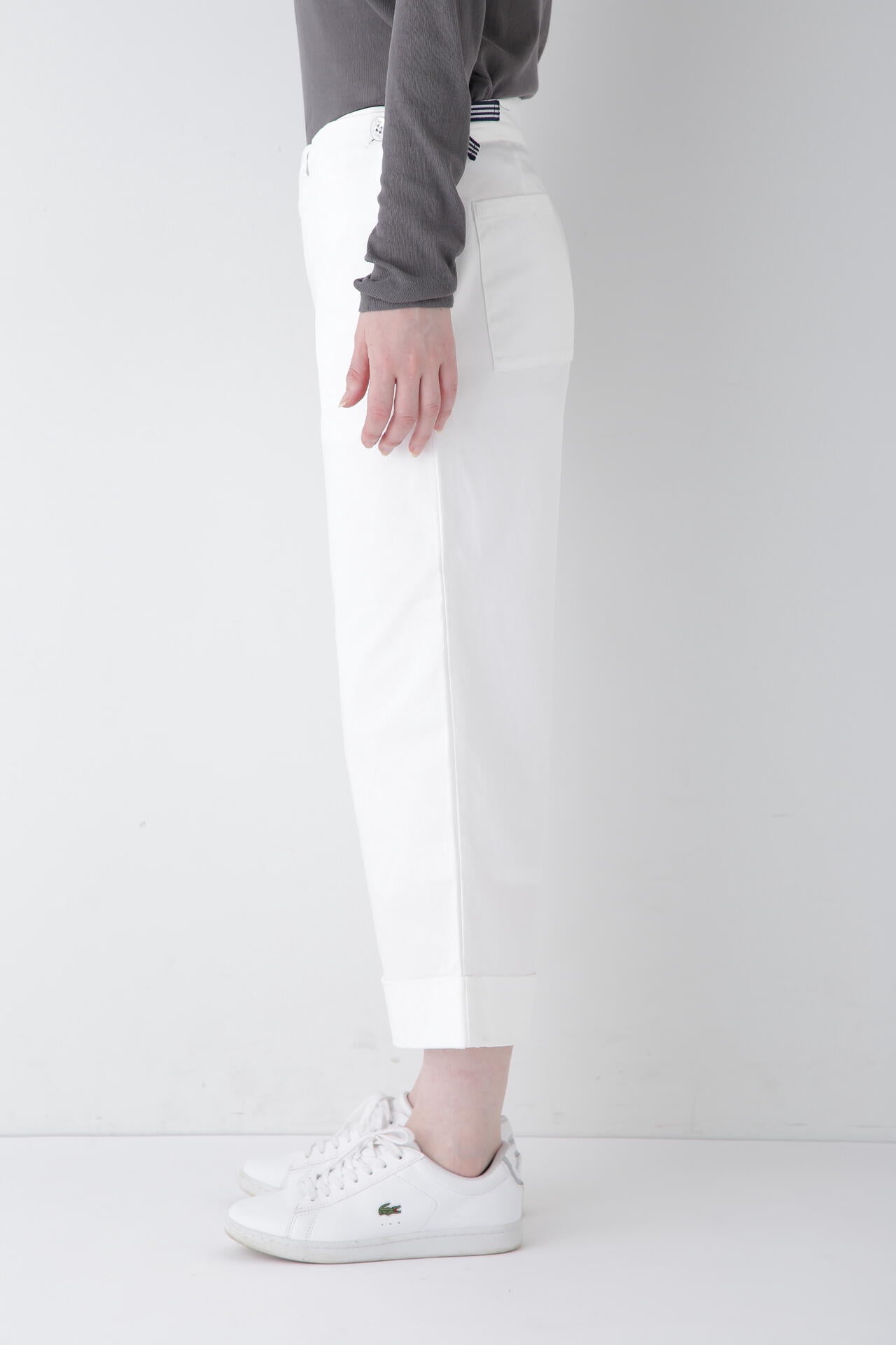 【WEB限定】NATIC サテンストレッチパンツ