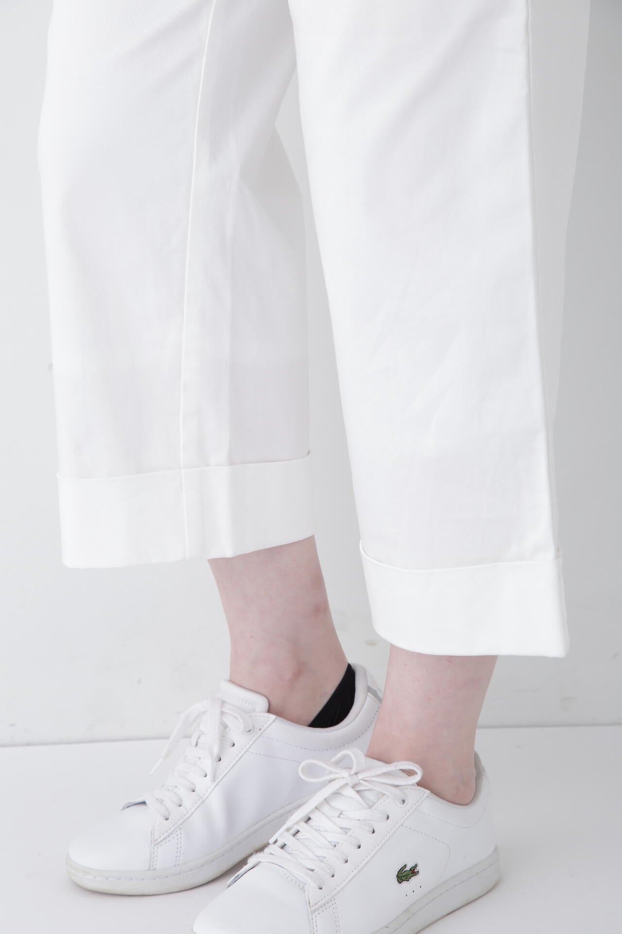 【WEB限定】NATIC サテンストレッチパンツ
