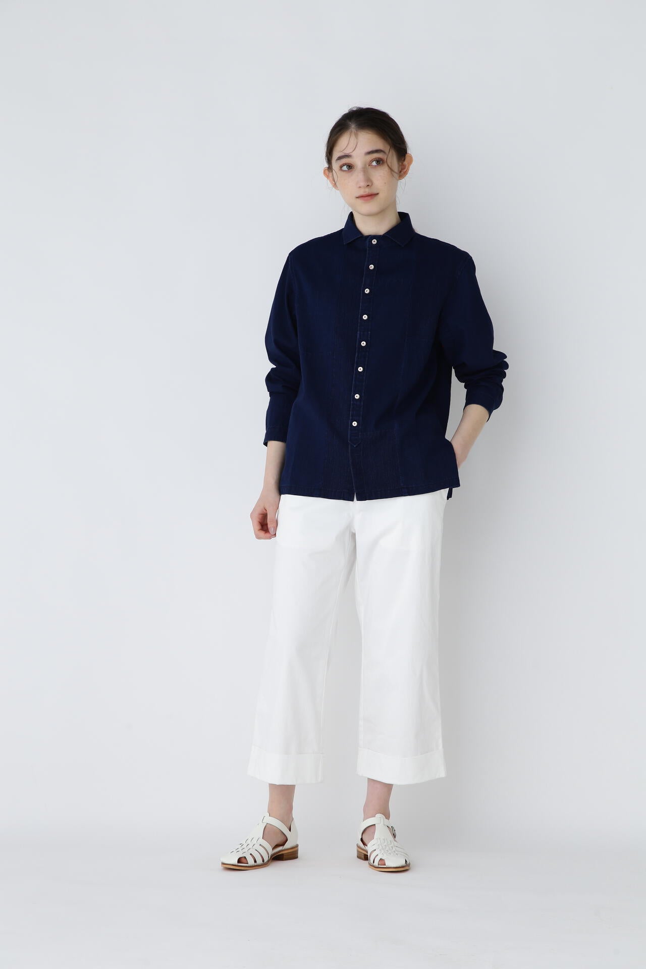 【WEB限定】NATIC サテンストレッチパンツ