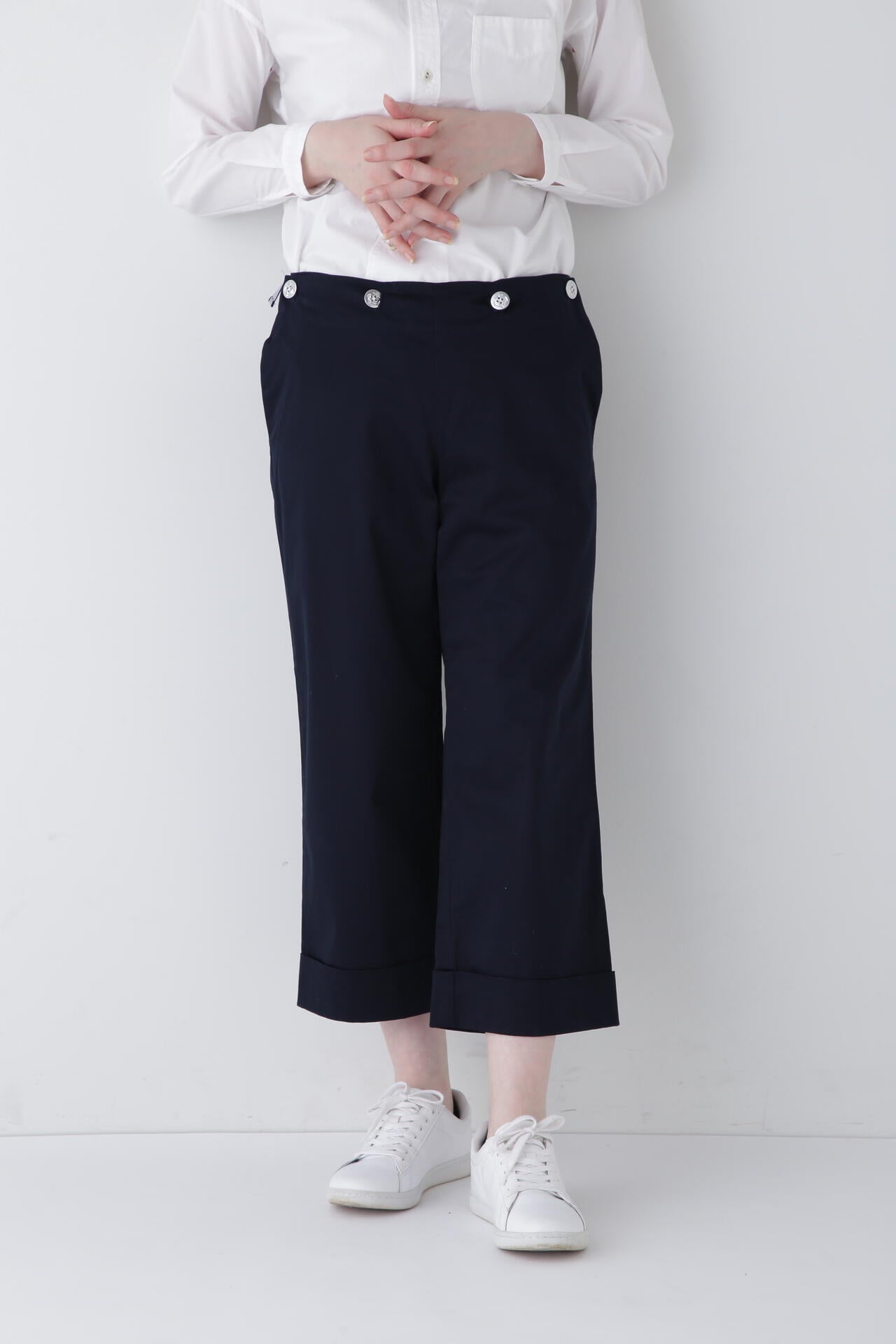 【WEB限定】NATIC サテンストレッチパンツ
