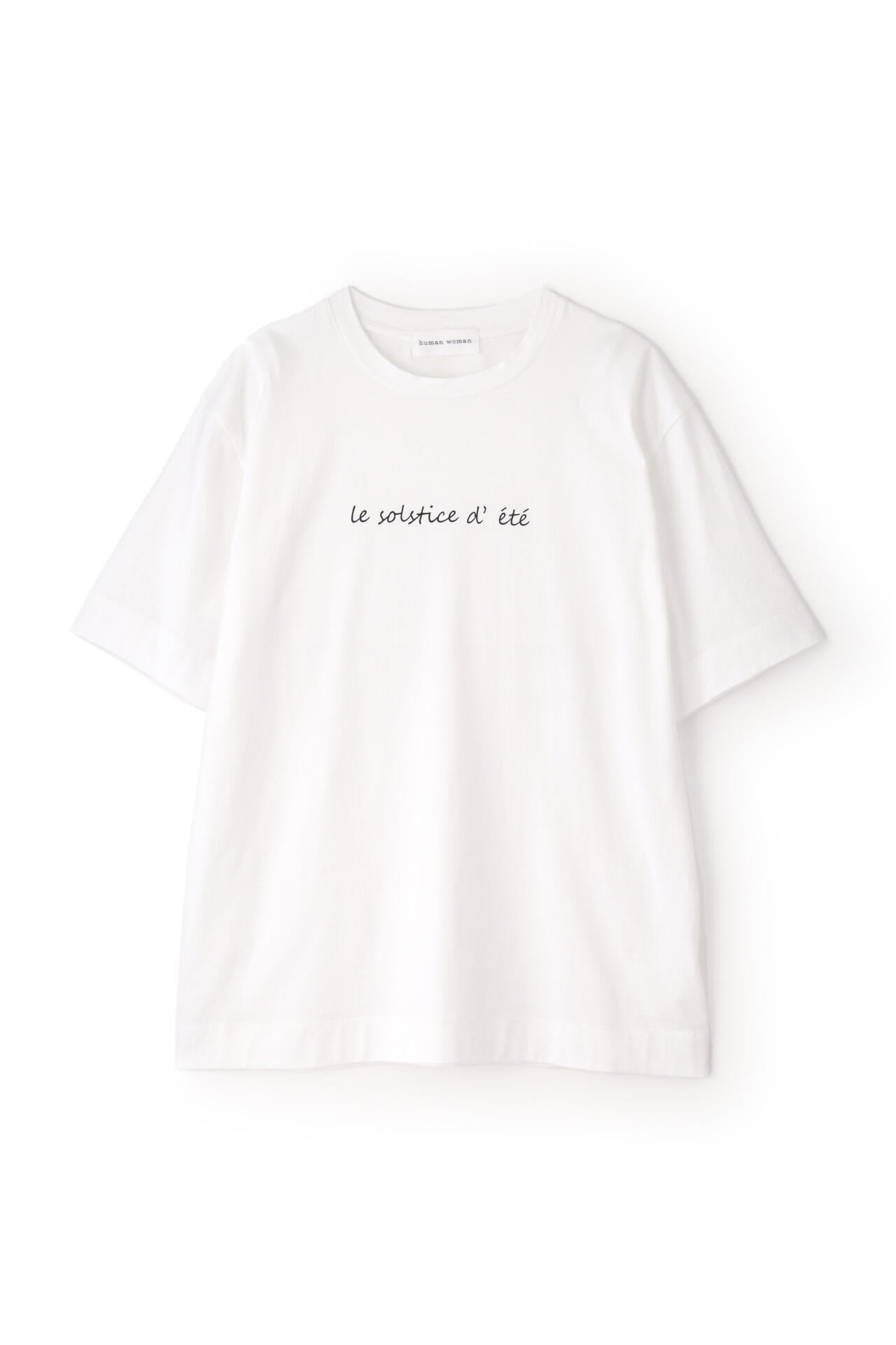 メッセージロゴプリントTシャツ