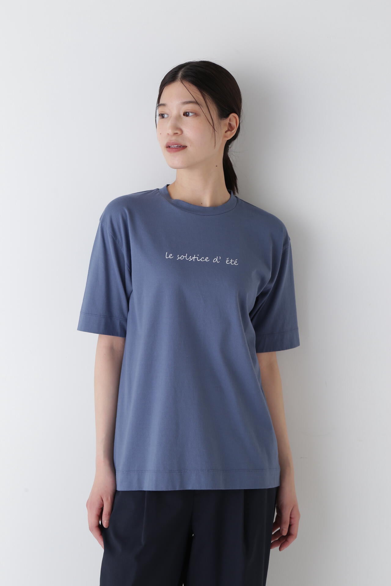 メッセージロゴプリントTシャツ