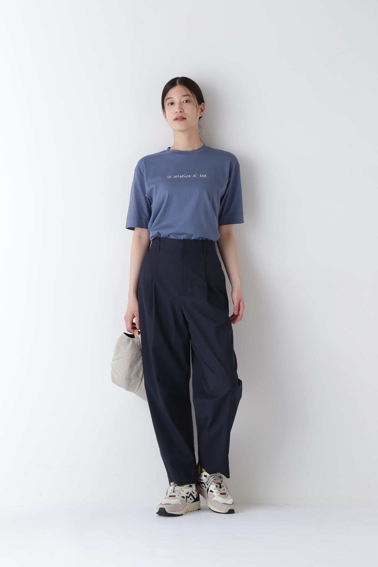 メッセージロゴプリントTシャツ