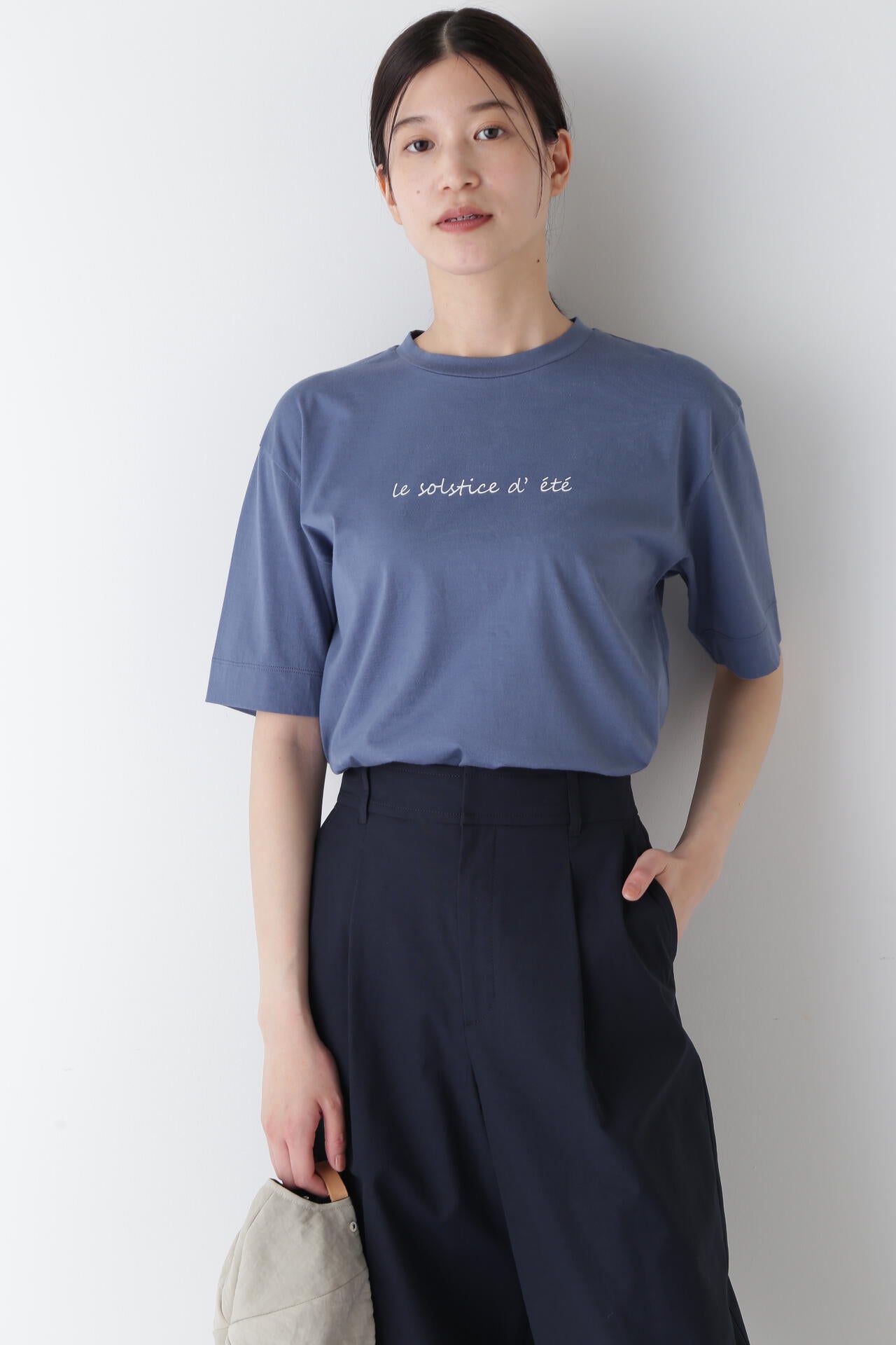 メッセージロゴプリントTシャツ