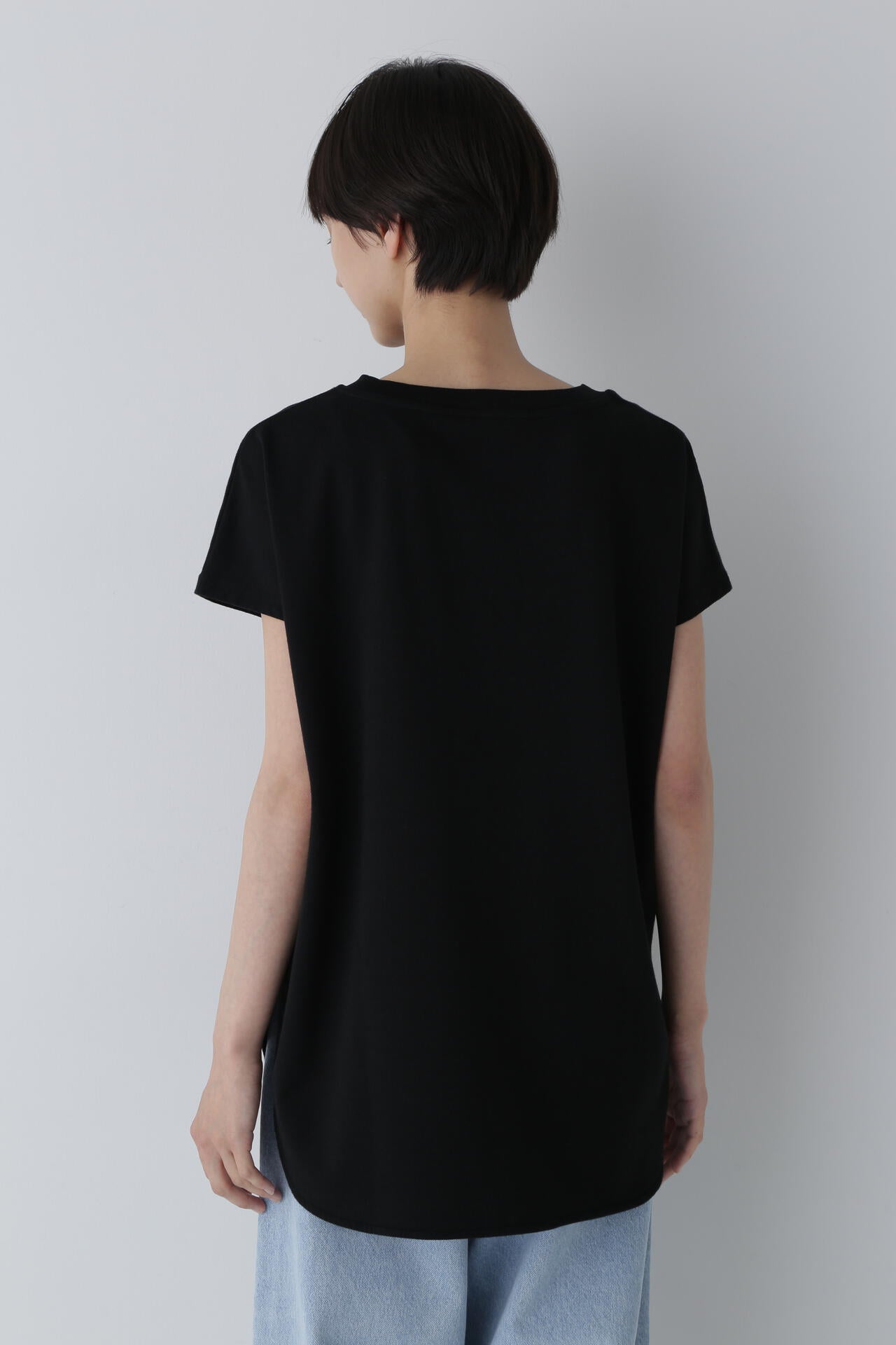 フレンチスリーブ天竺Tシャツ