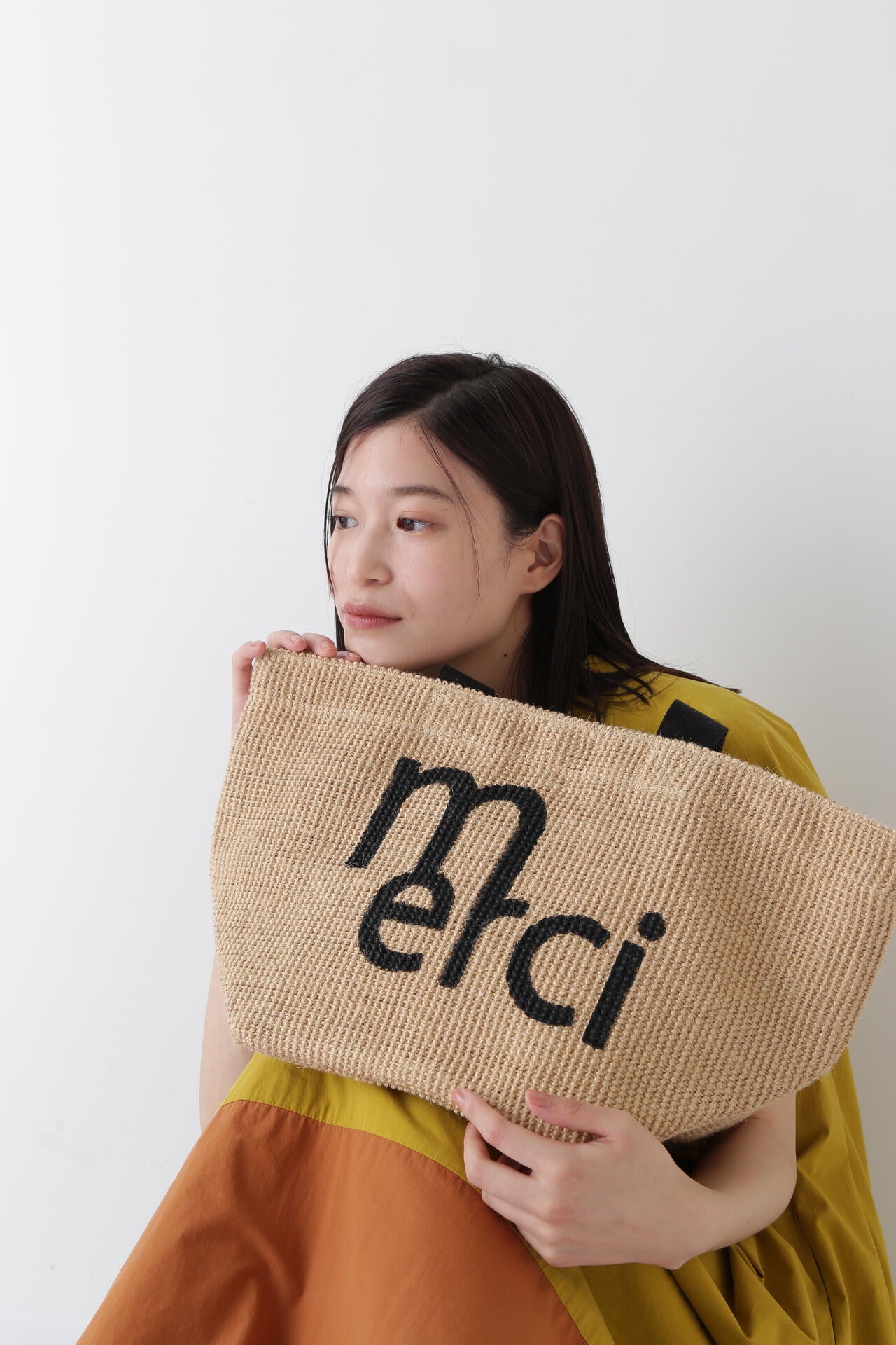 【FABRICOコラボ】ジュートバッグmerci