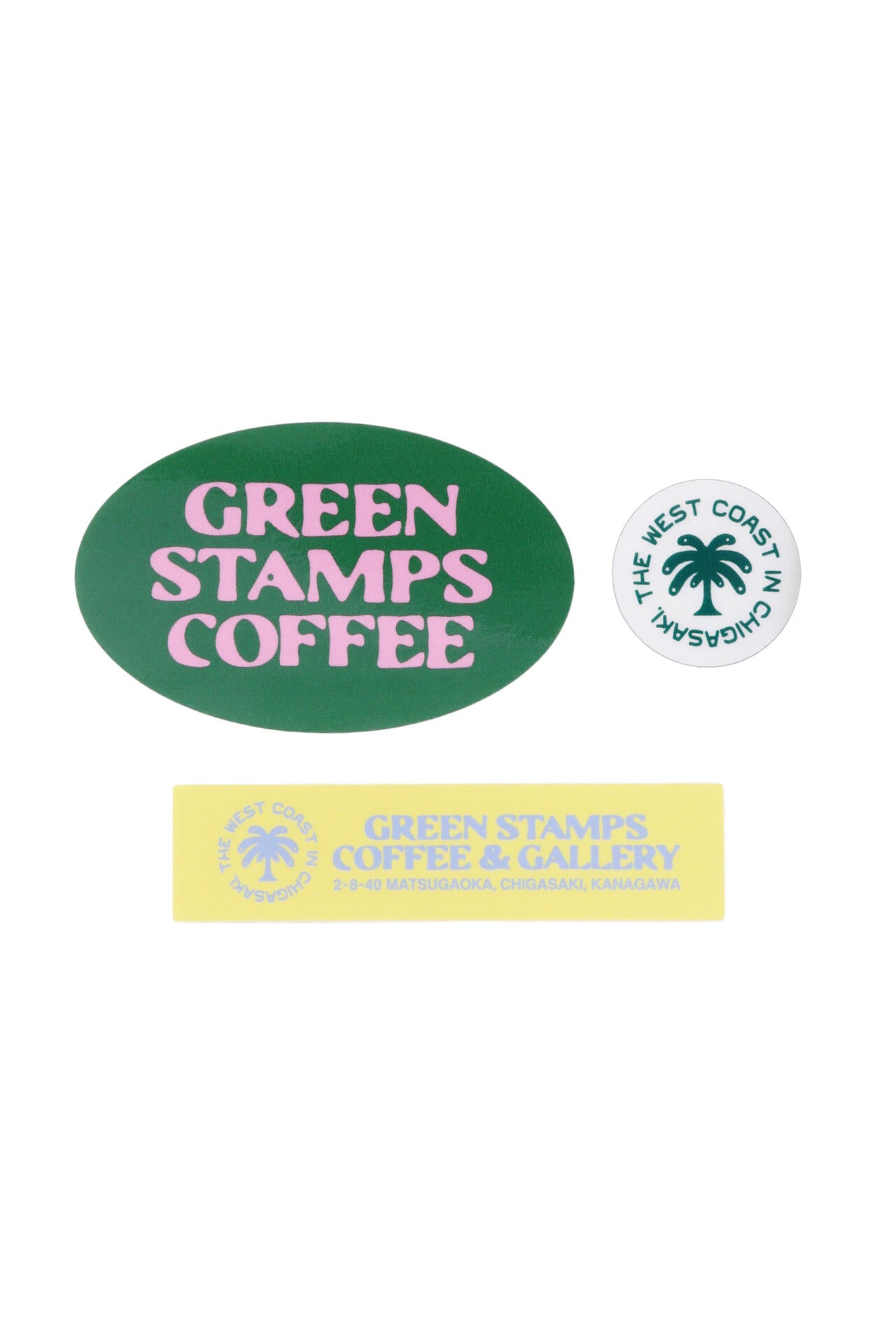 【GREENSTAMPS C&G】GREENSTAMPS STICKER SET