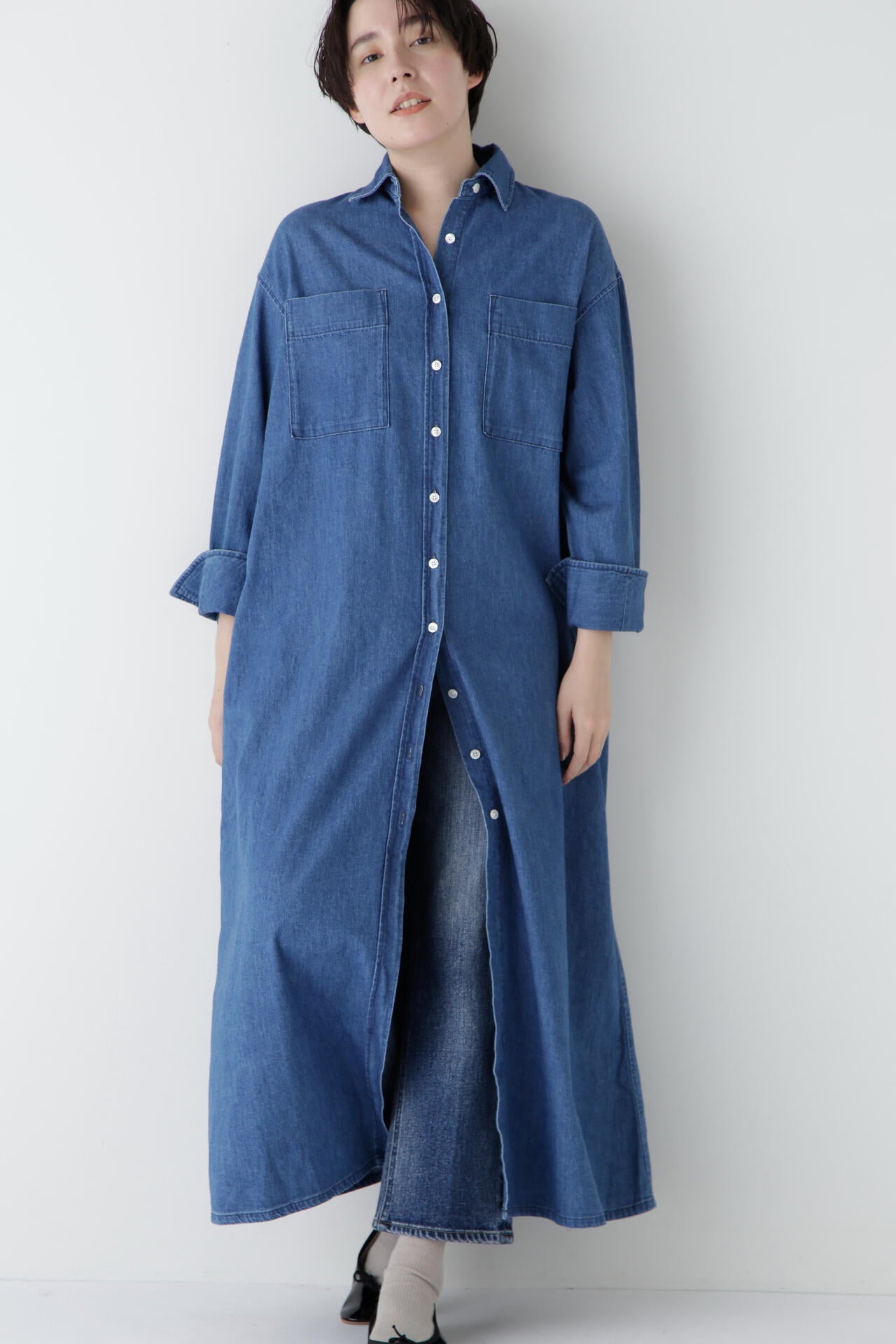 【Healthy DENIM(ヘルシーデニム)】デニムワンピース