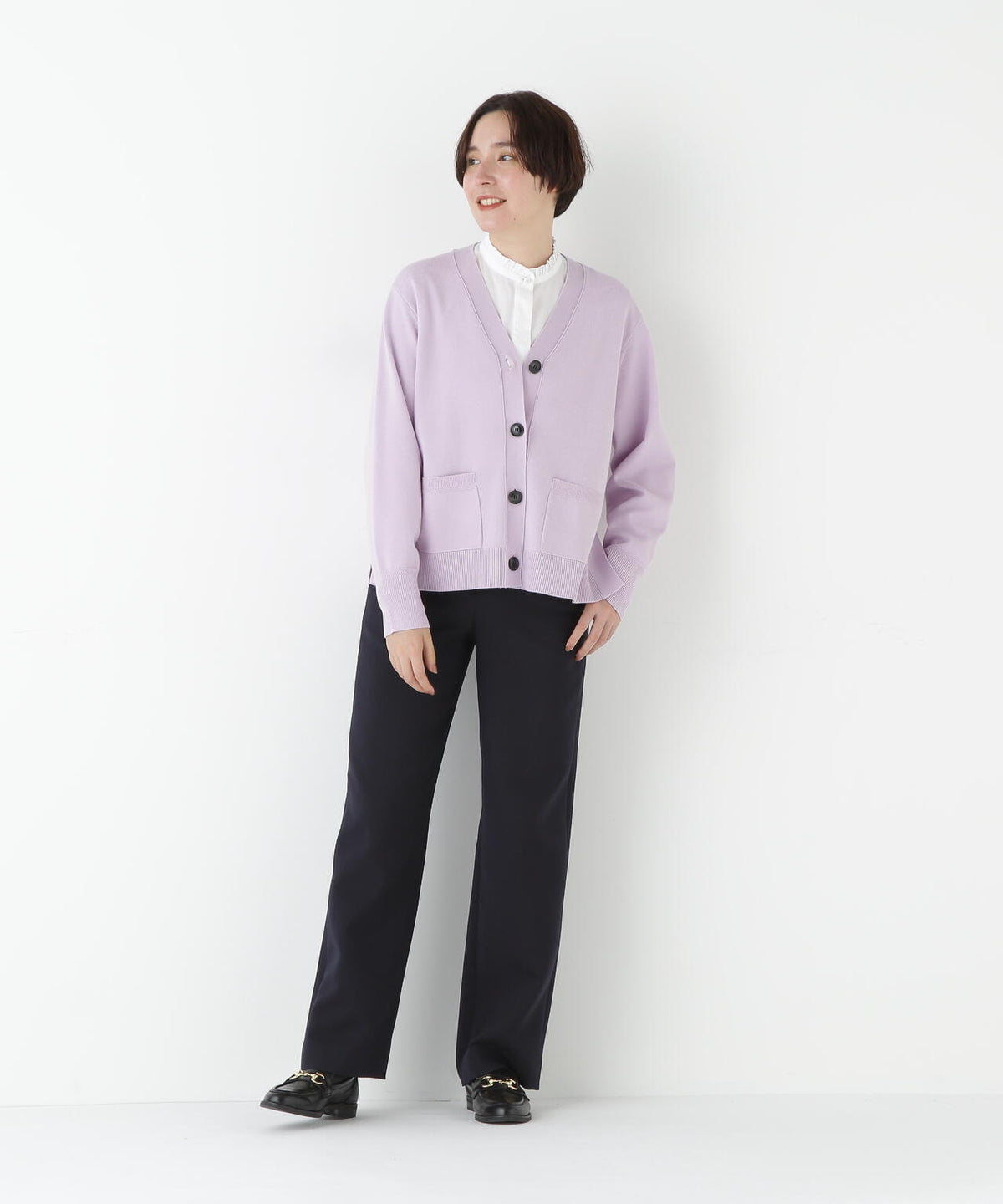ダブルクロスストレートパンツ
