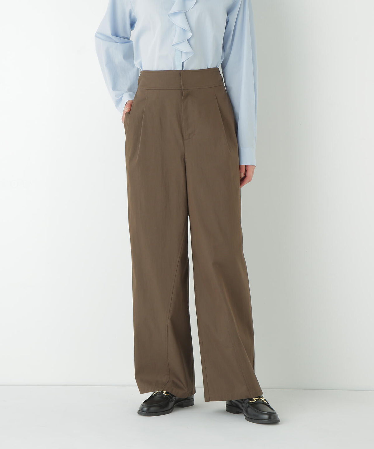 コットンナイロンツイルパンツ