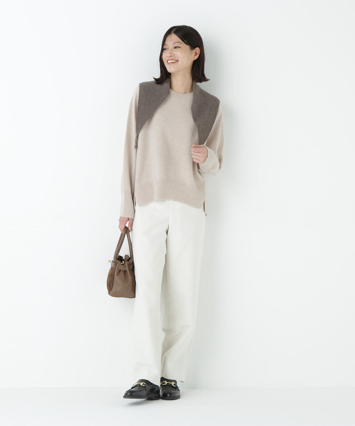 ≪大人気!新色あり7色展開 / 洗える≫ウォッシャブルウールクルーネックプルオーバー