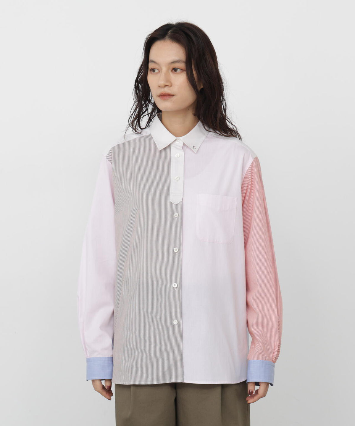 165cm/B:77cm/W:57cm/H:79cm 着用サイズ:M
