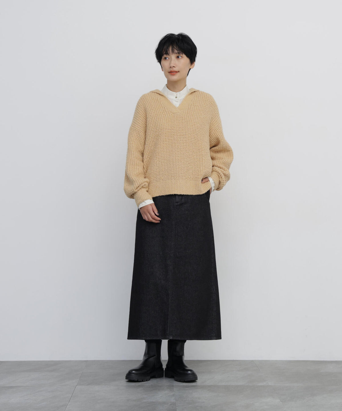 166cm B/78 W/58 H/86 着用サイズ:M
