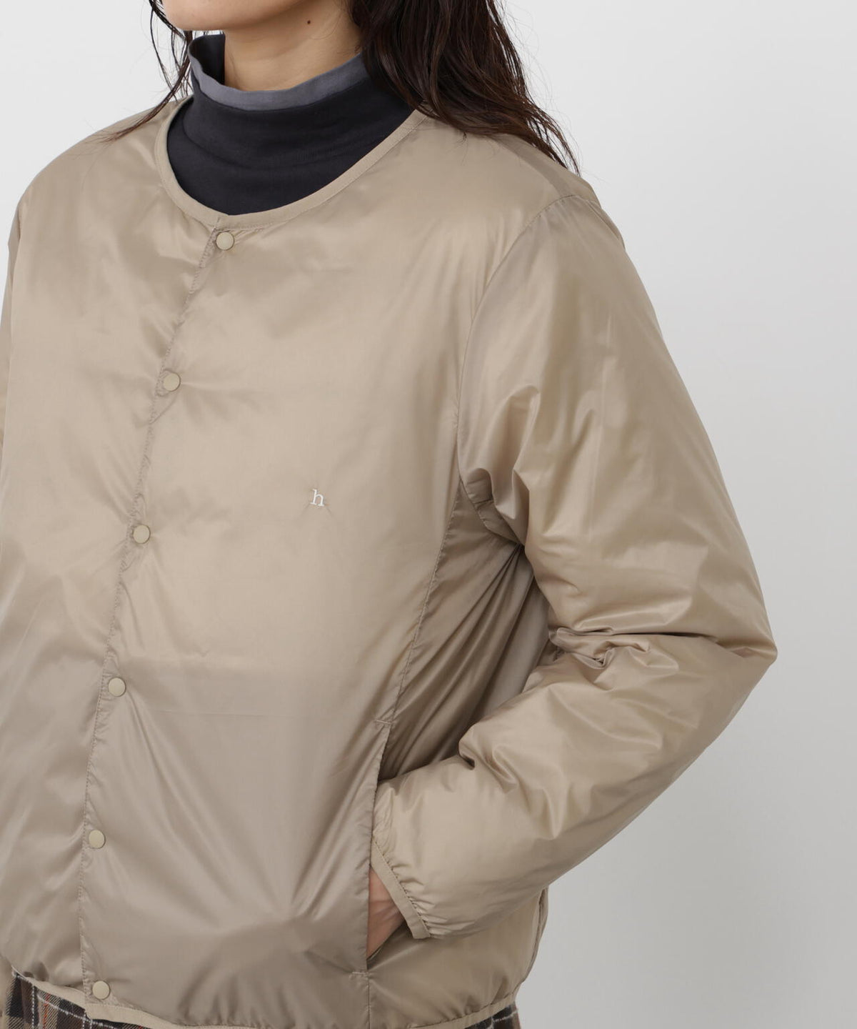 165cm/B:77cm/W:57cm/H:79cm 着用サイズ:M