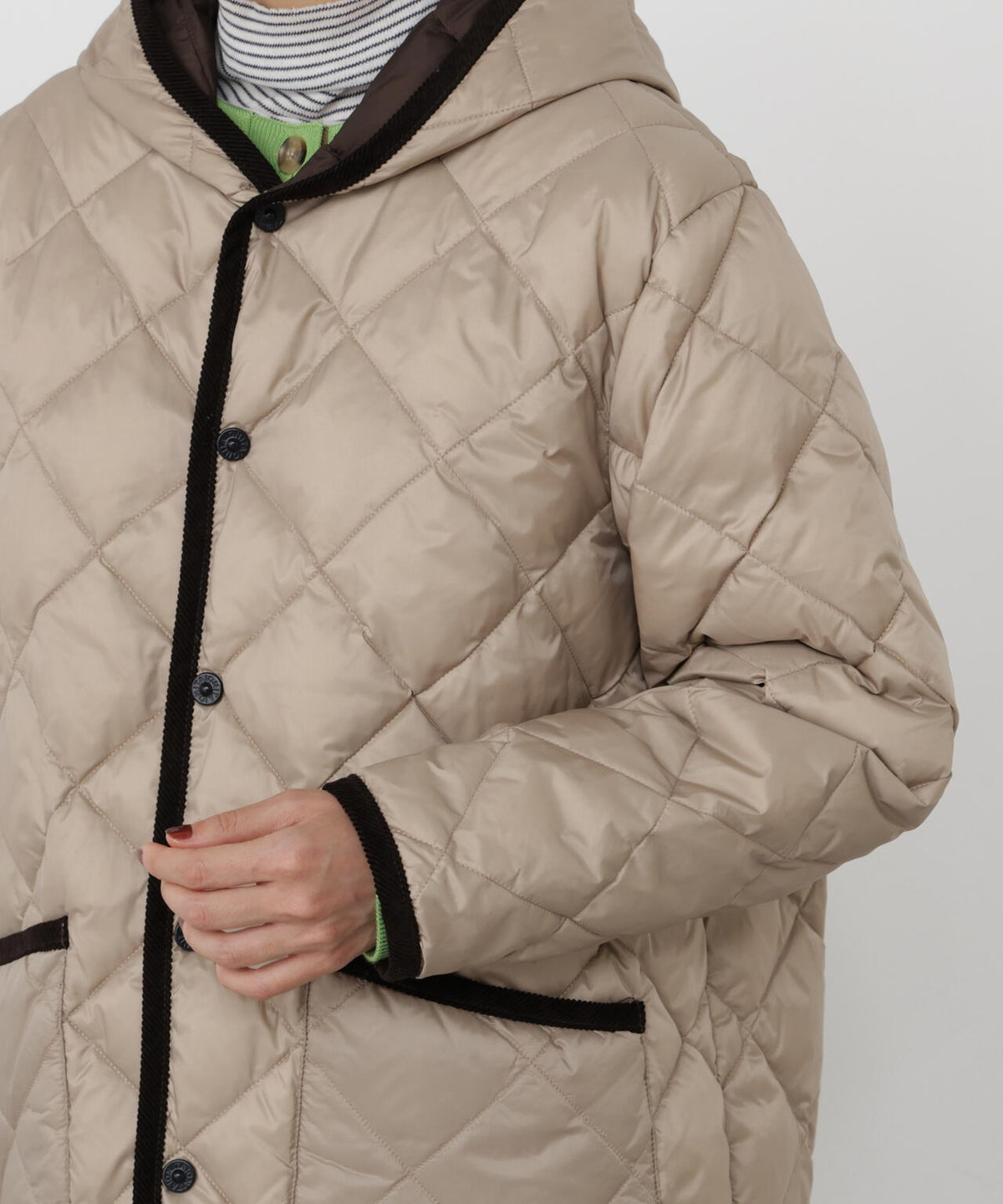 165cm/B:77cm/W:57cm/H:79cm 着用サイズ:M