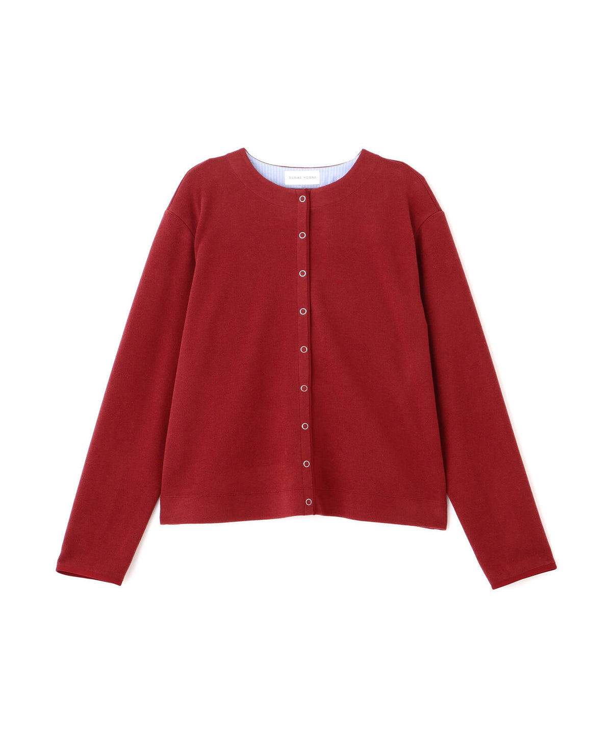 《名品 / 洗える / 4色展開》ミルドジャージーリングドットカーディガン