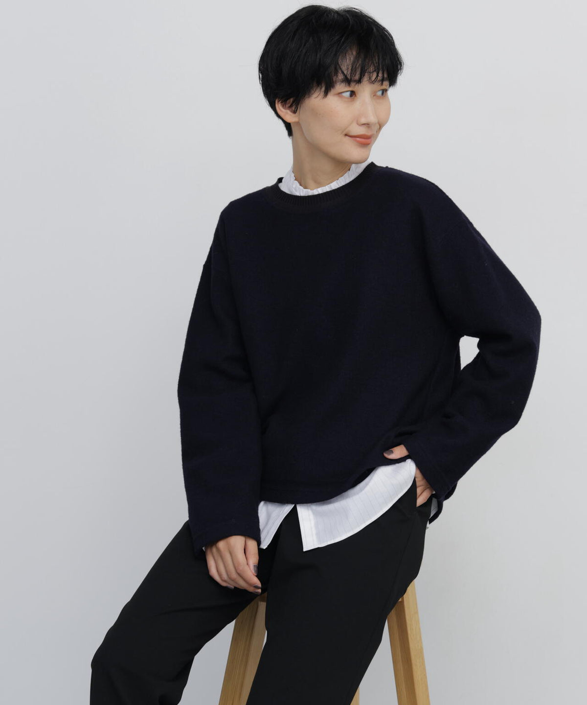 166cm B/78 W/58 H/86 着用サイズ:M