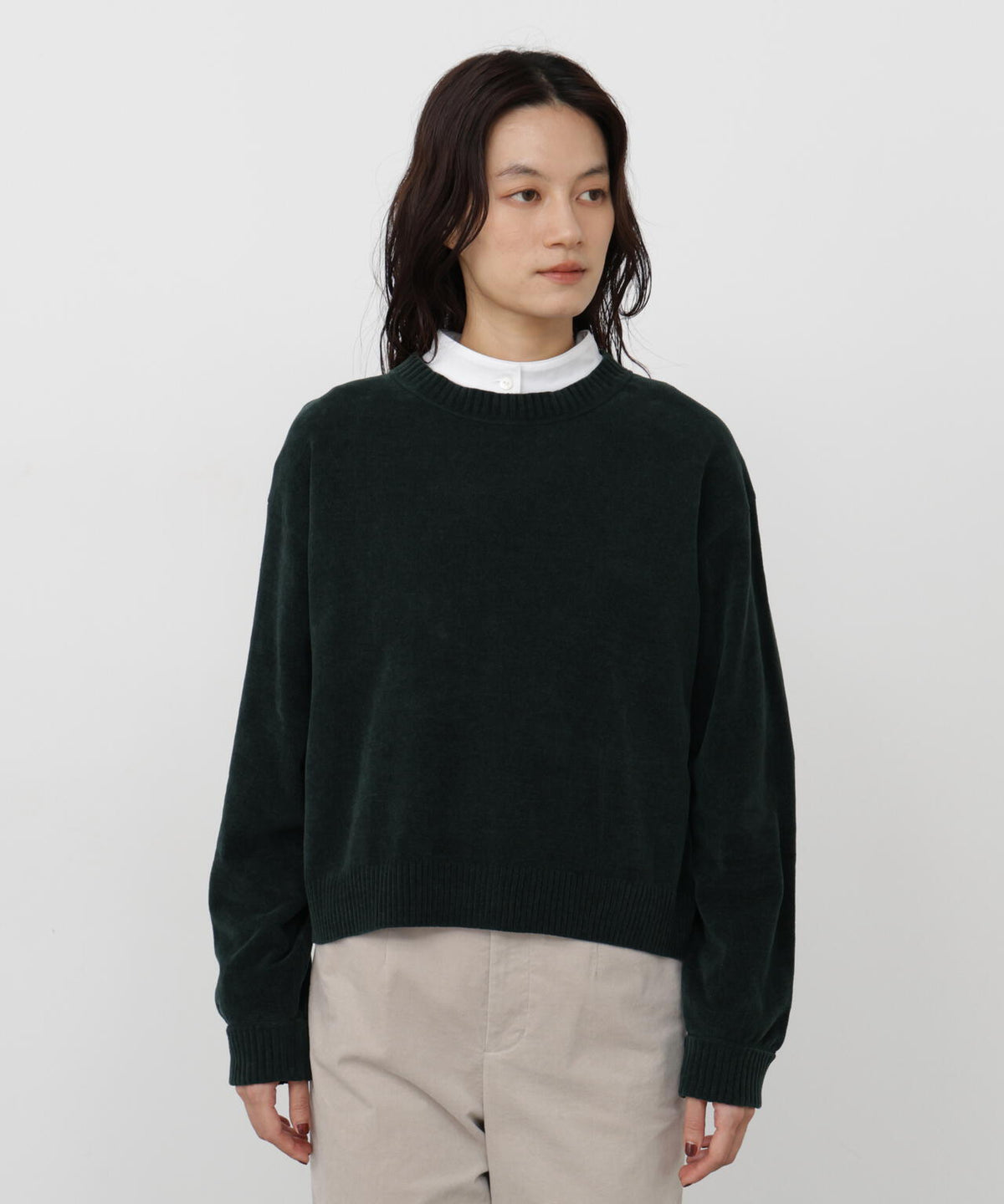 165cm/B:77cm/W:57cm/H:79cm 着用サイズ:M