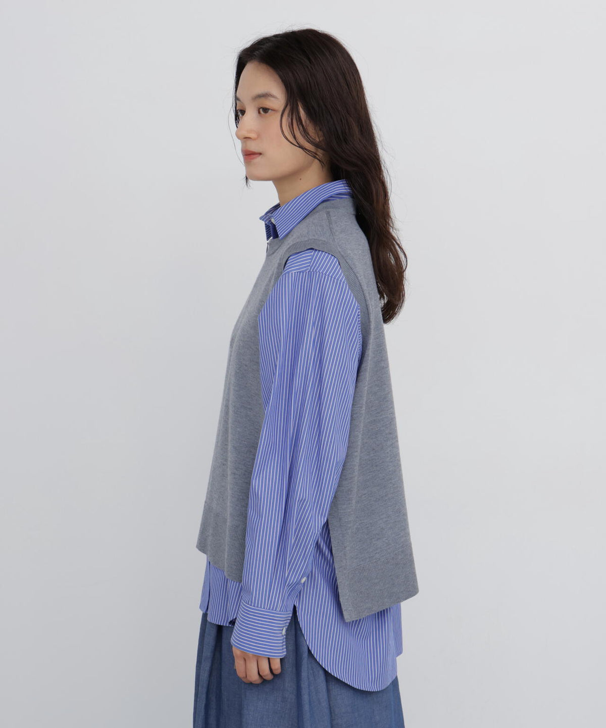165cm/B:77cm/W:57cm/H:79cm 着用サイズ:M