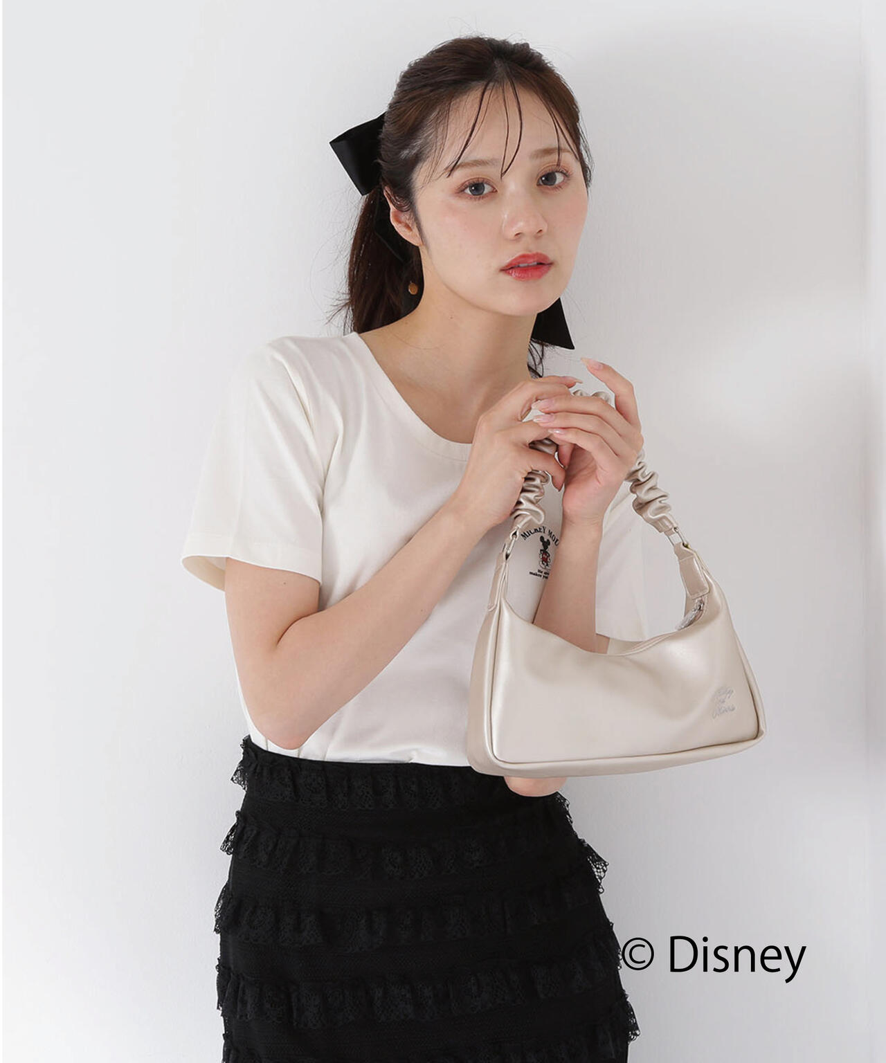 Mickey Minnie / 別注ギャザーポーチ