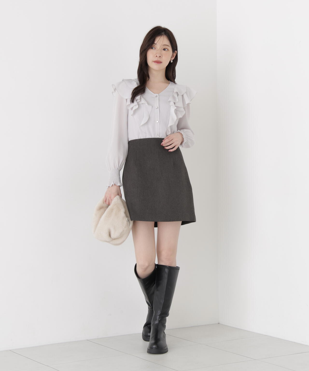 167cm 着用サイズ:FR