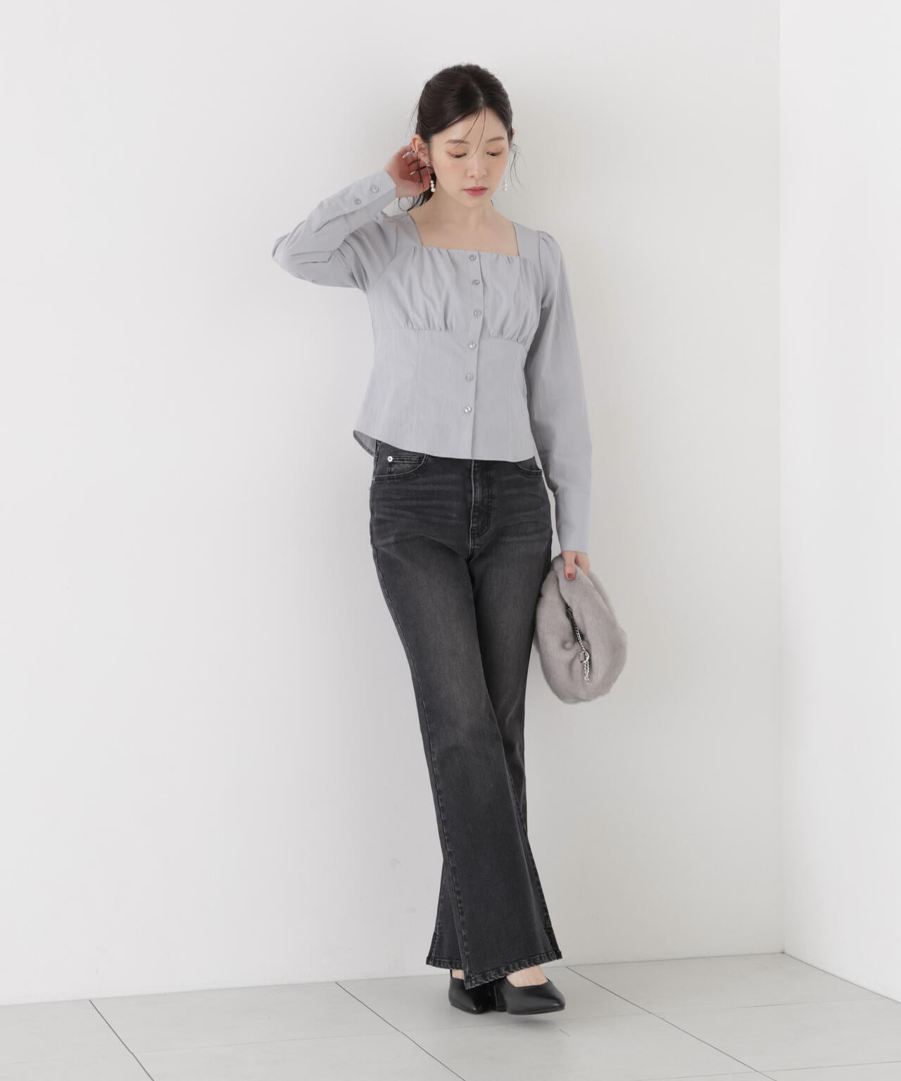 167cm 着用サイズ:FR