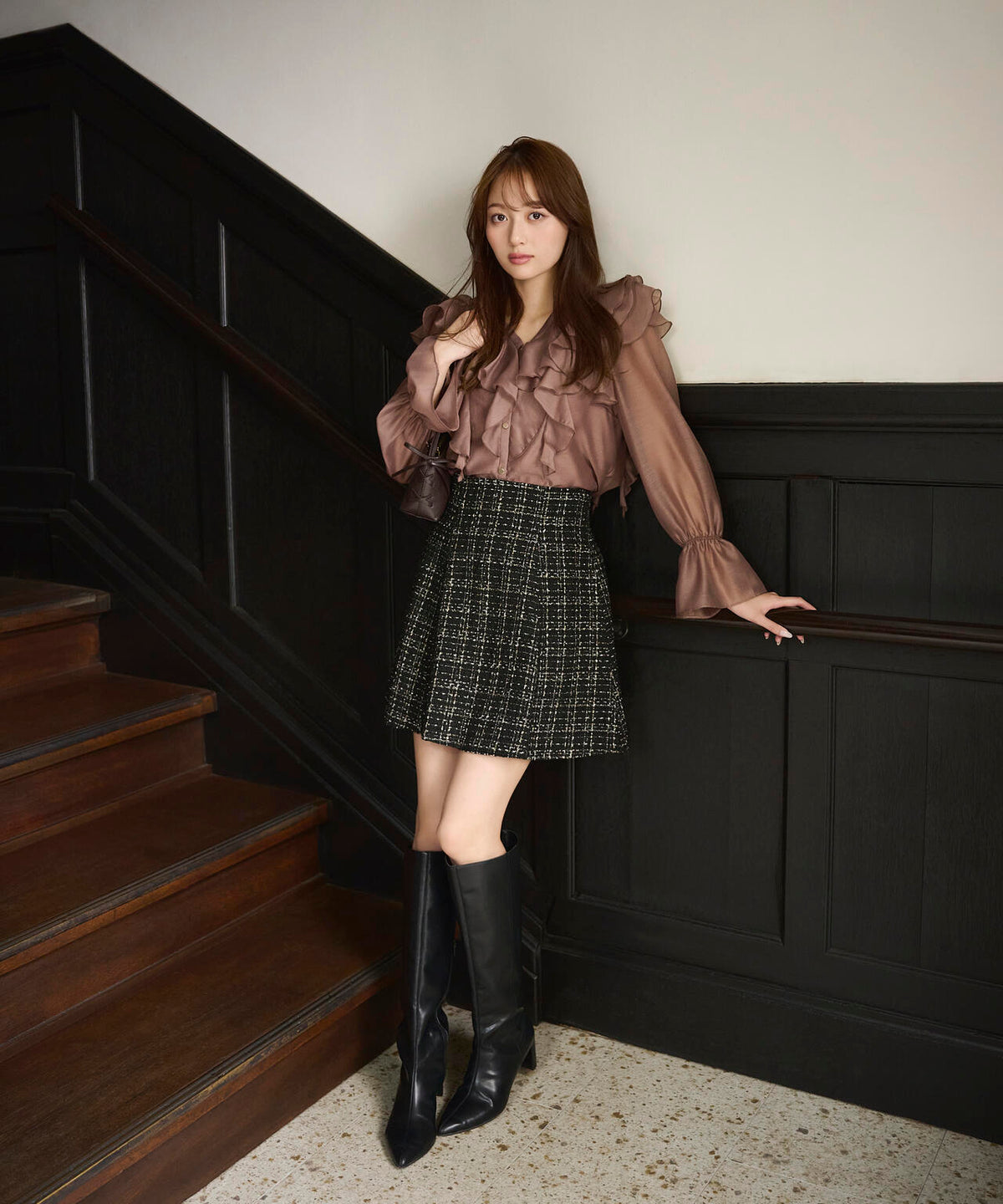 165cm 着用サイズ:FR