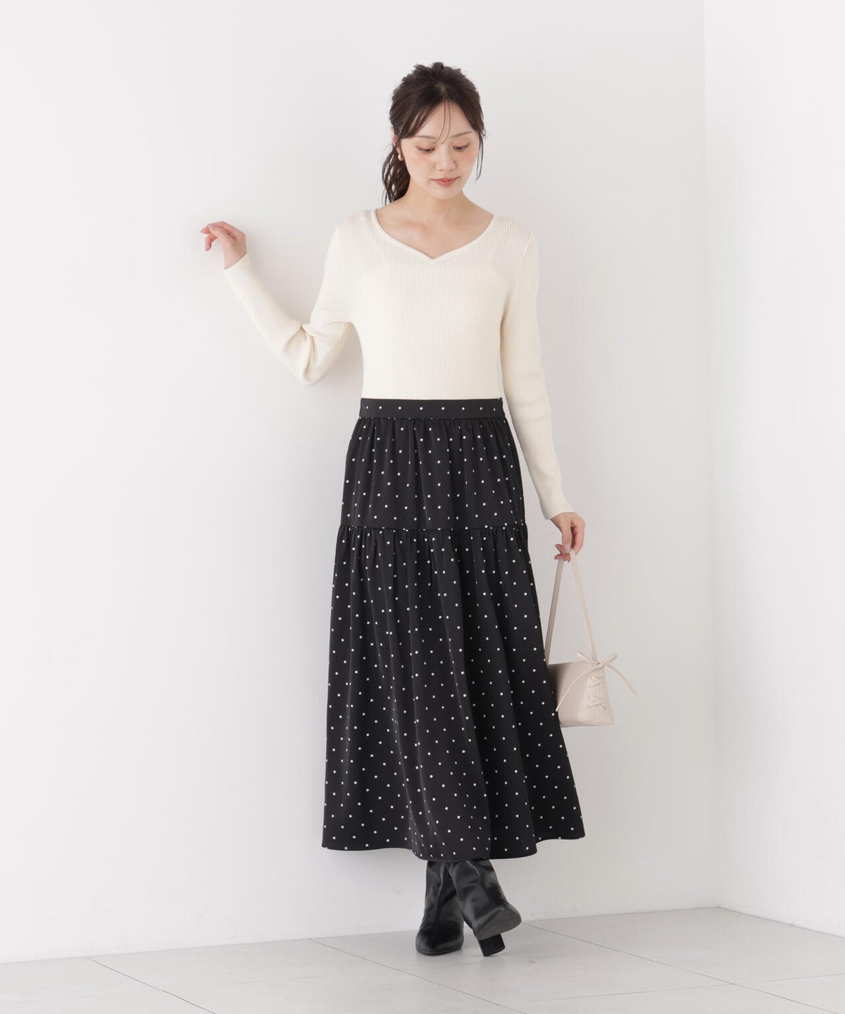 166cm B:78 W:56 H:83 S:24.5cm 着用サイズ:M