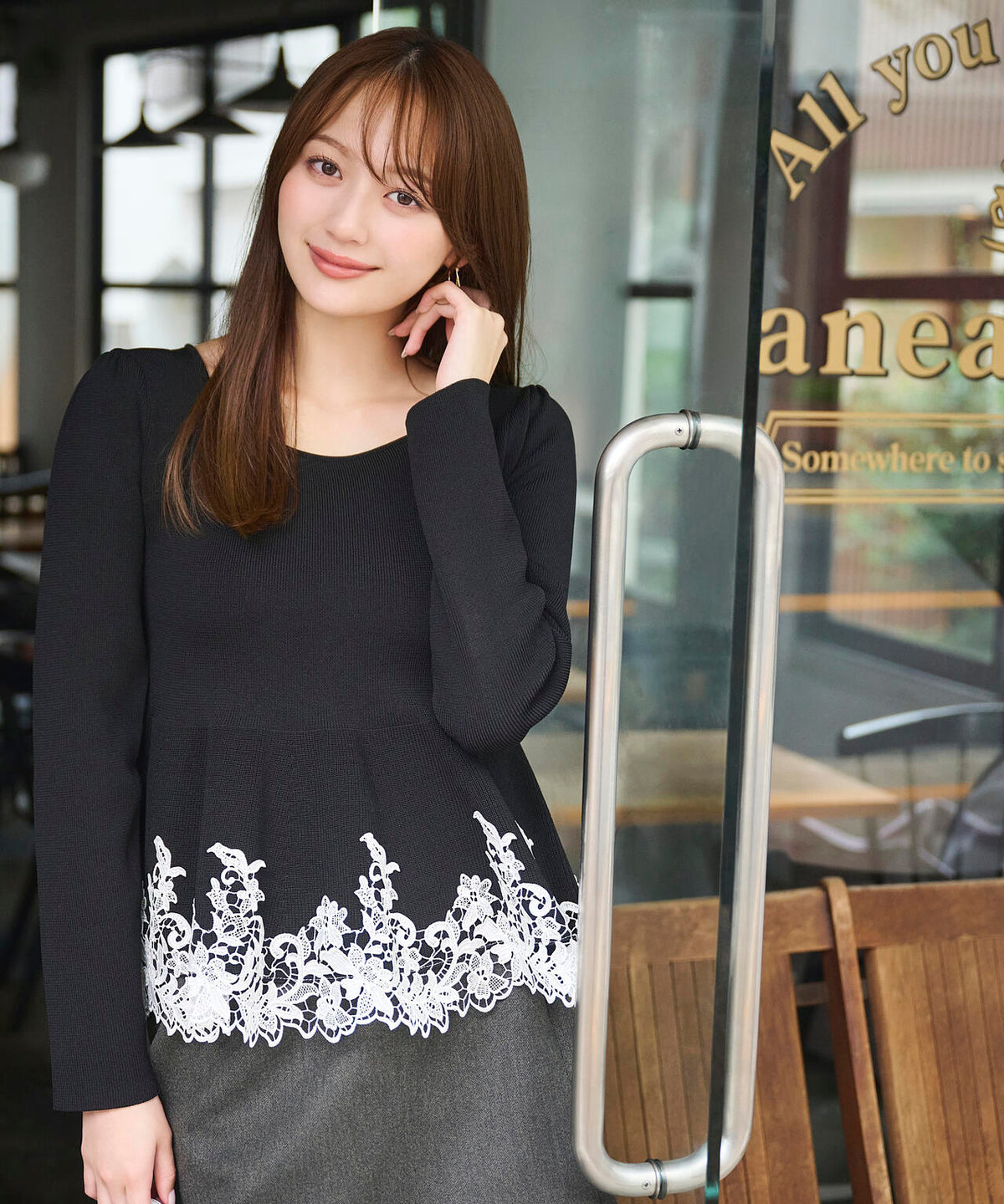 165cm 着用サイズ:FR