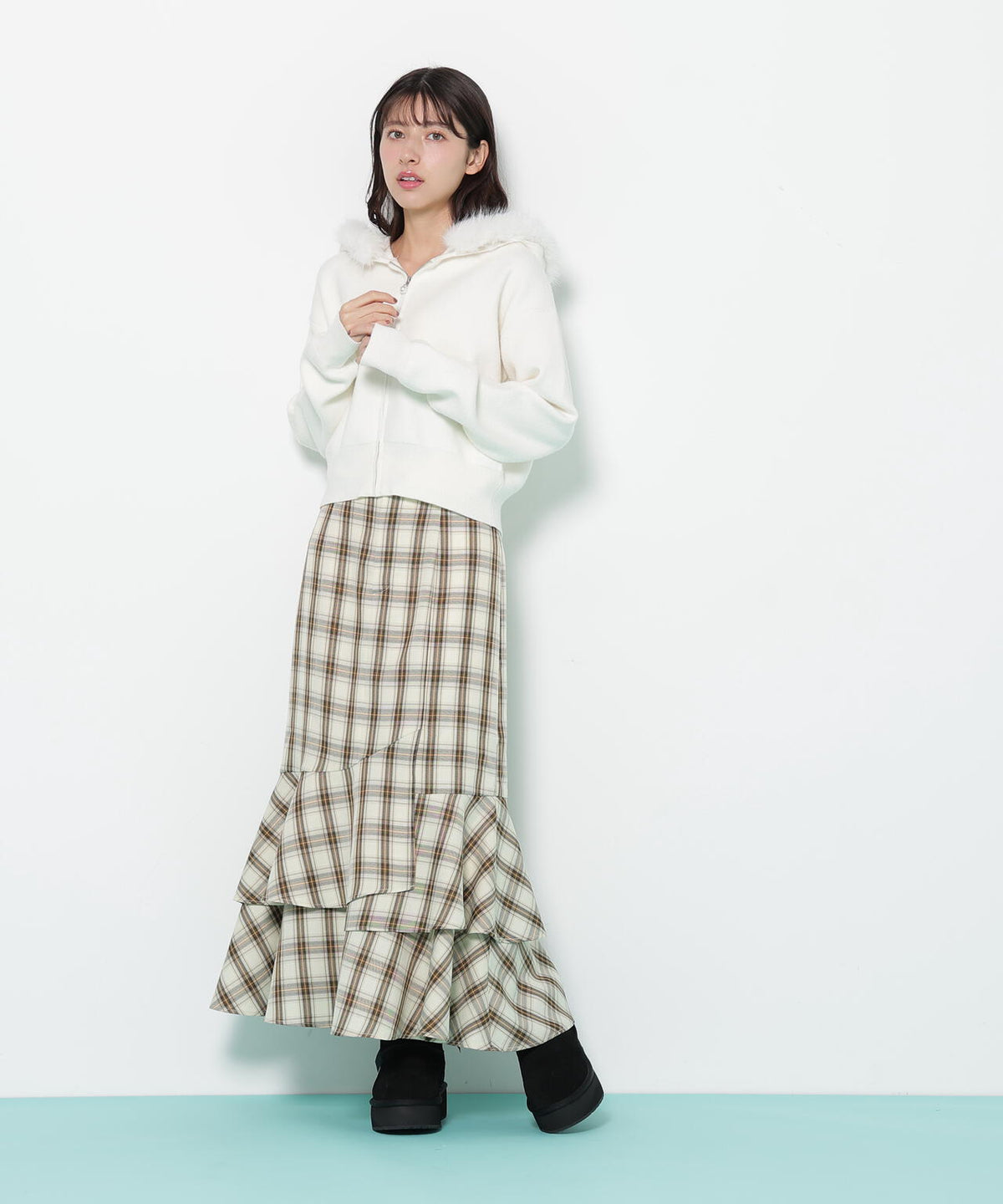 ナローマーメイドスカート