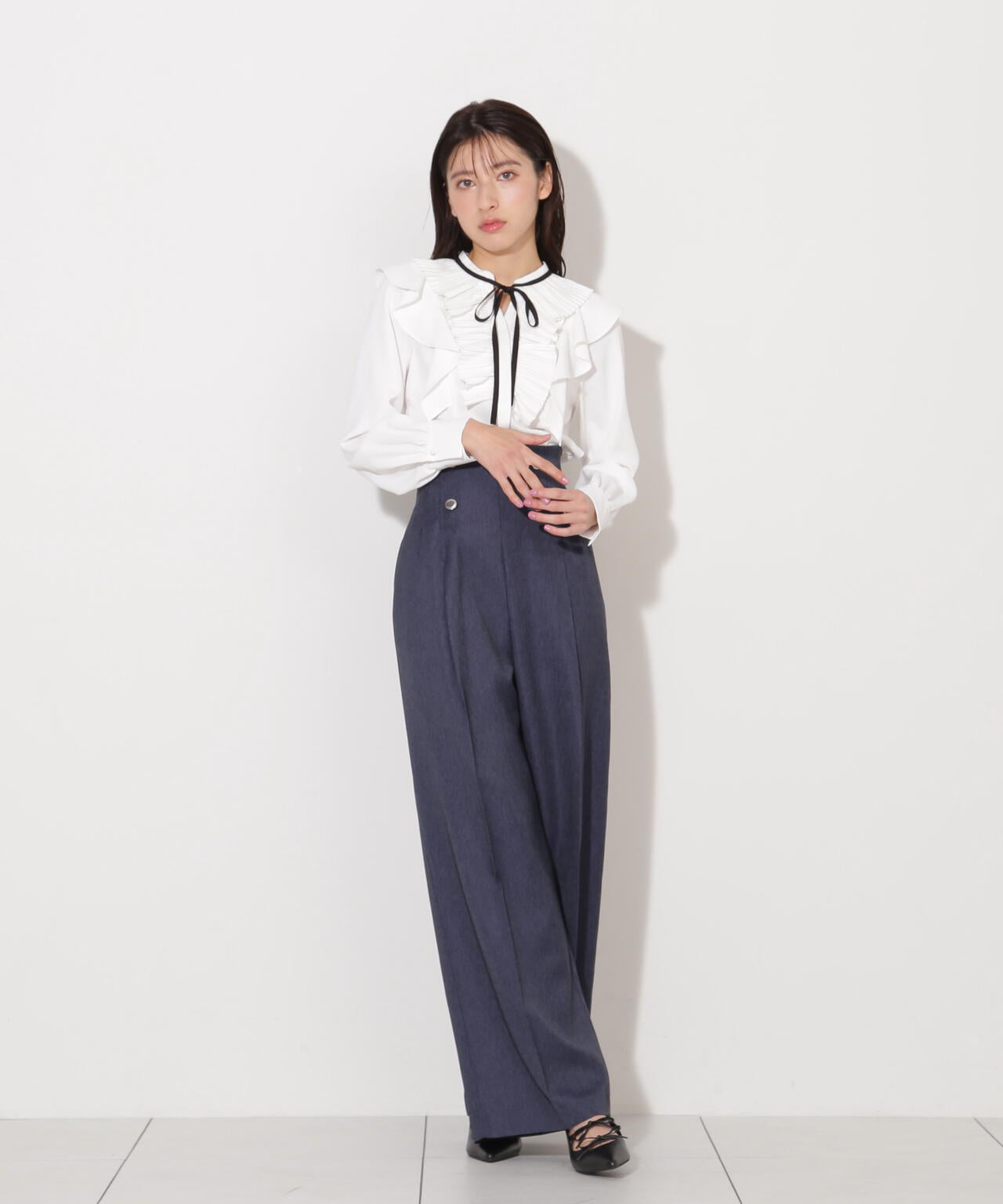 161cm 着用サイズ:FR