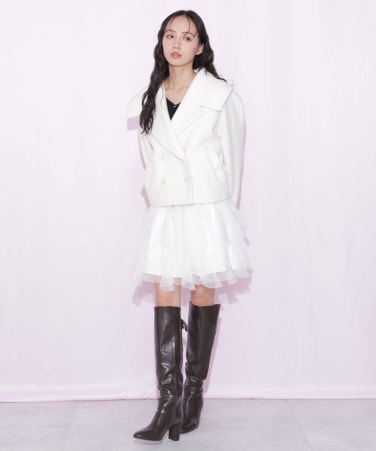 160cm 着用サイズ:FR
