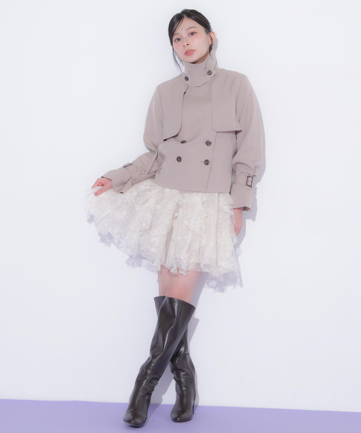 162cm 着用サイズ:FR