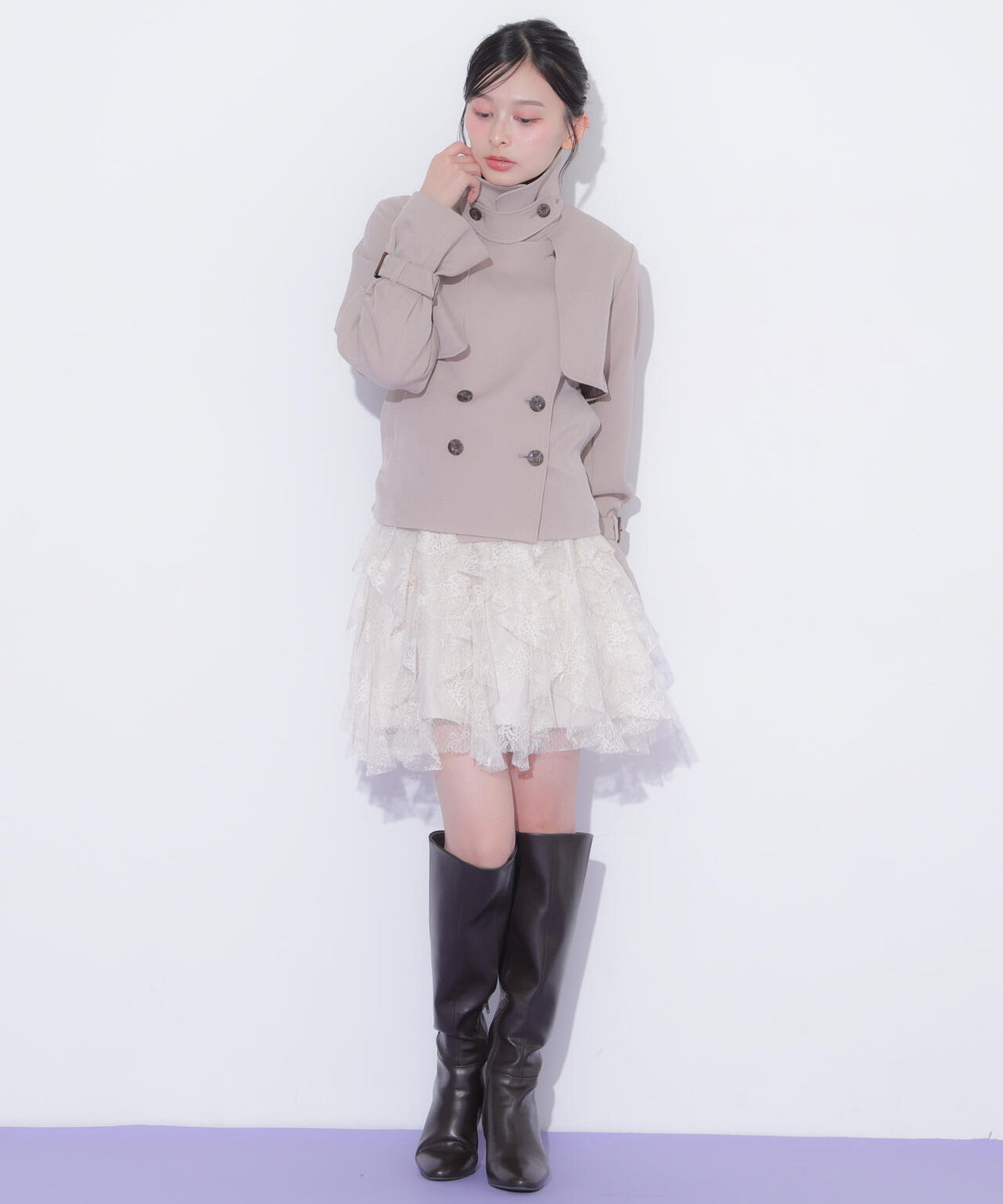 162cm 着用サイズ:FR