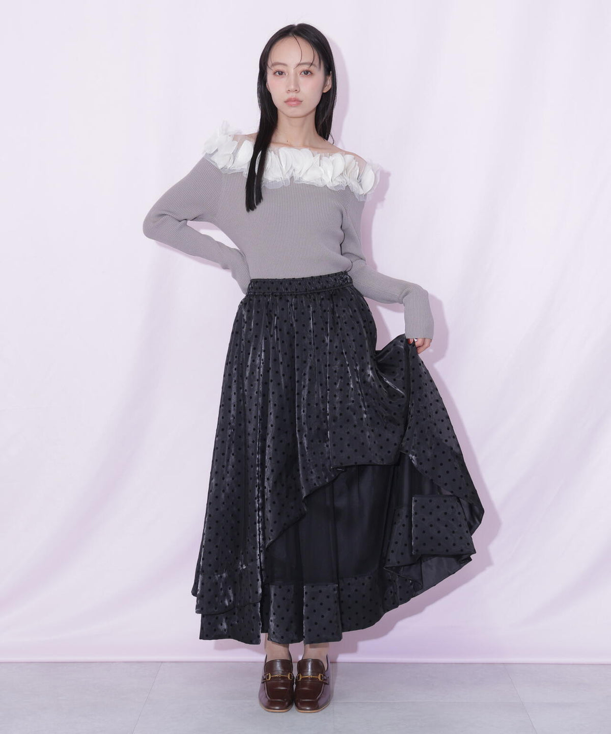 イレヘムオーガンジースカート