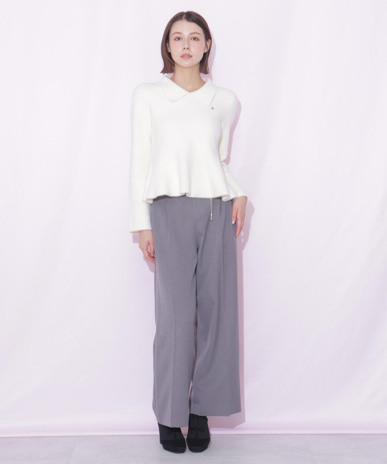 チェーンベルトパンツ