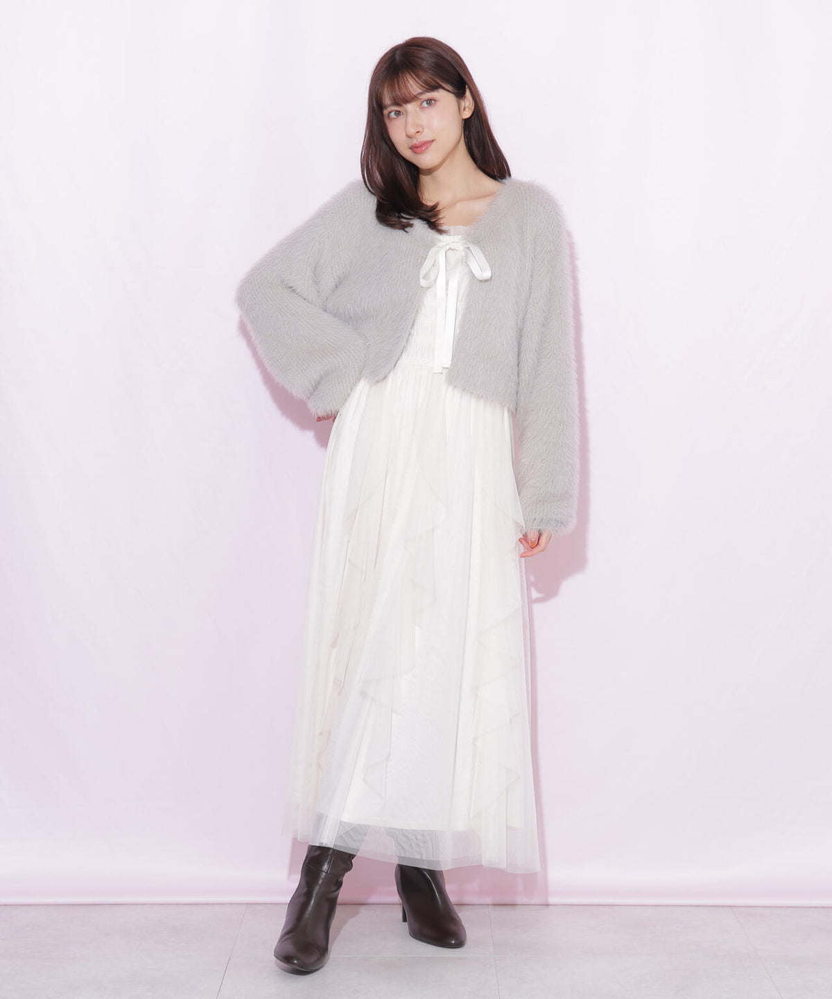 161cm 着用サイズ:FR