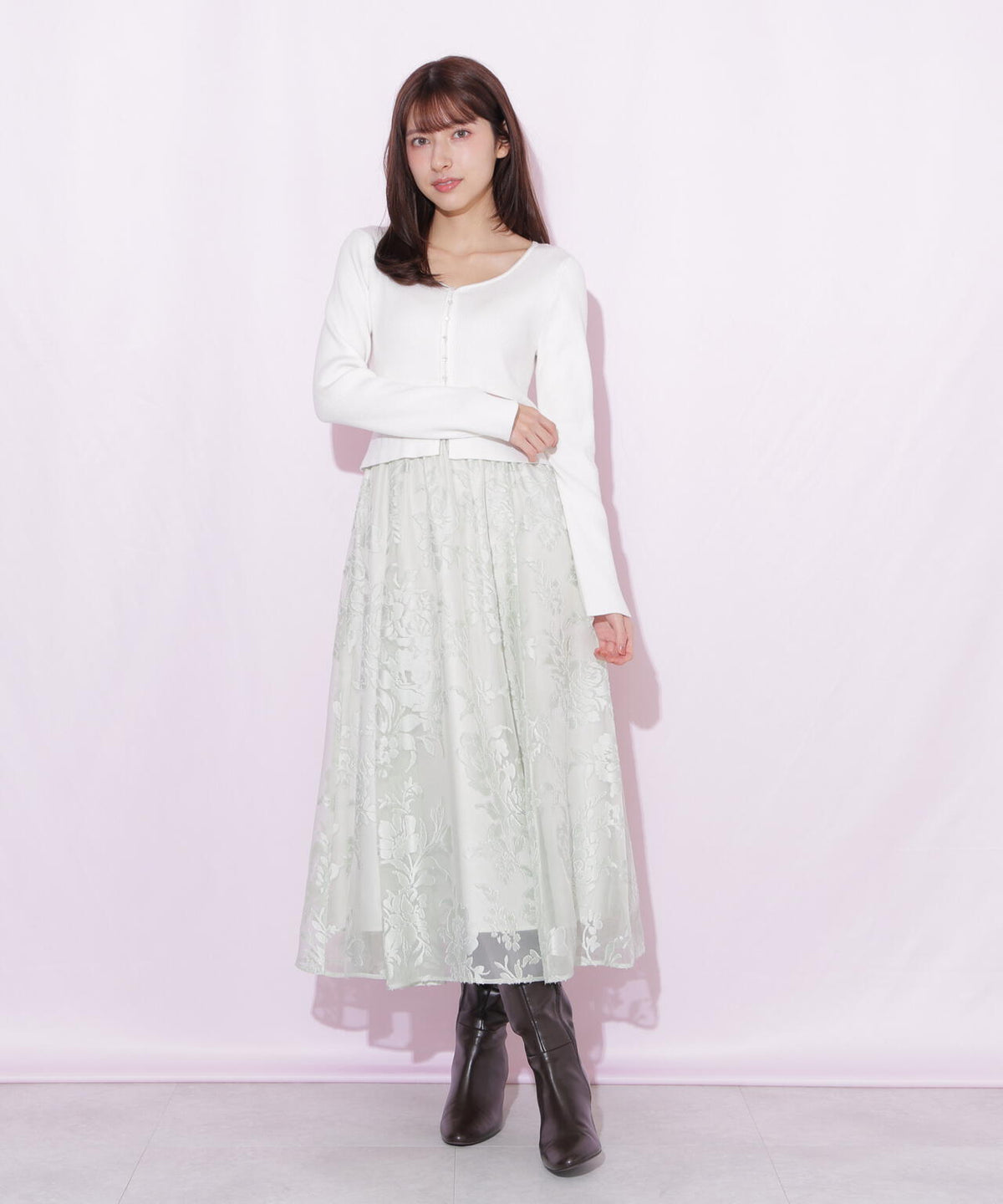 161cm 着用サイズ:FR