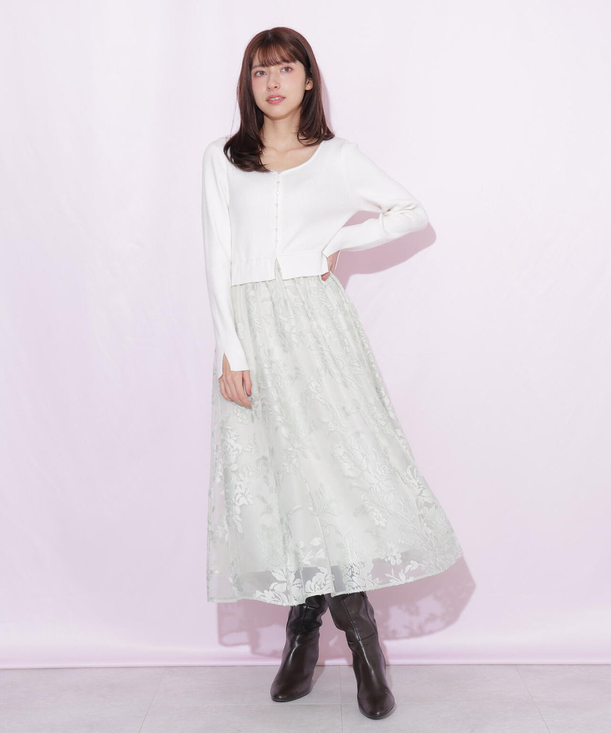161cm 着用サイズ:FR