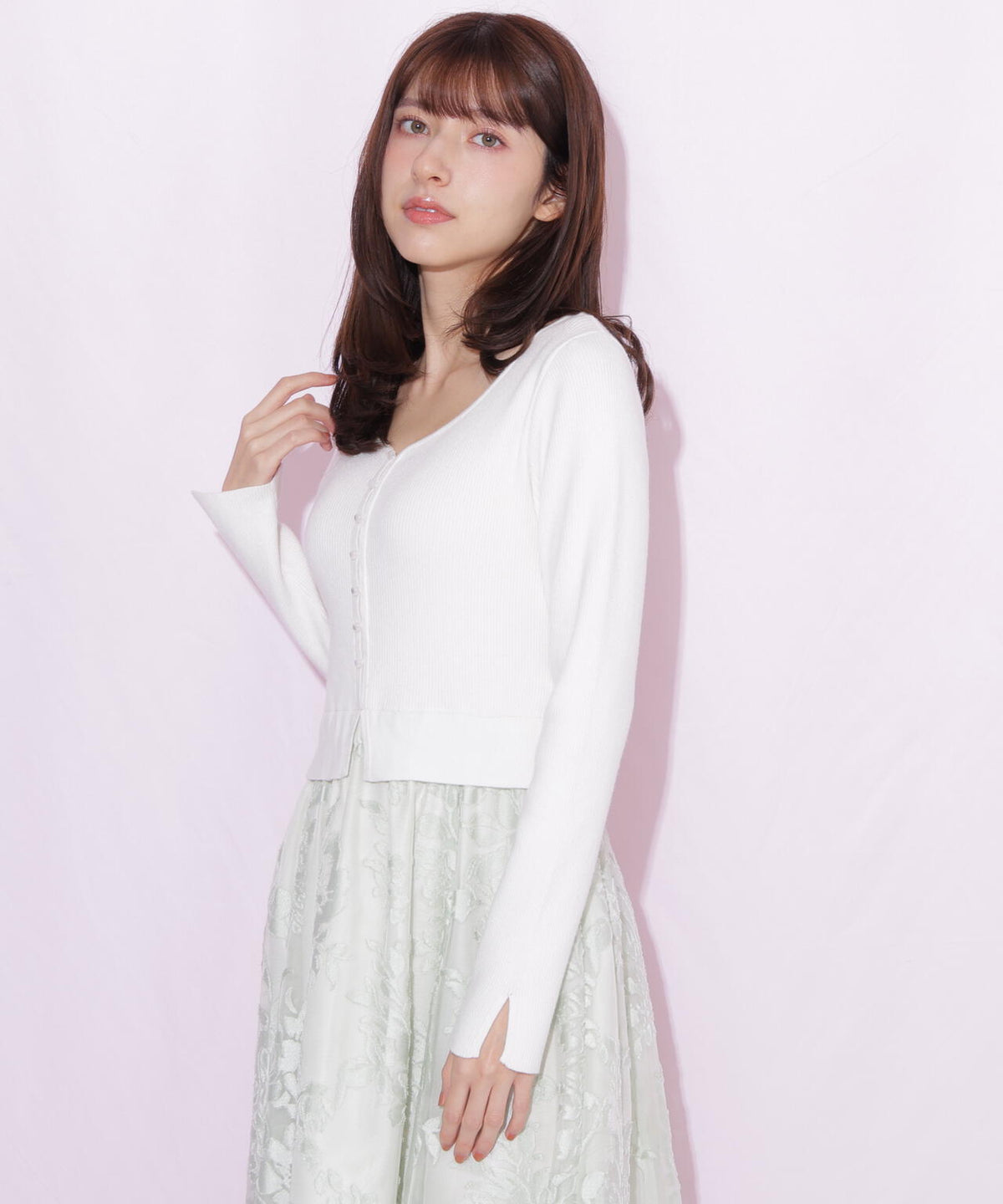 161cm 着用サイズ:FR
