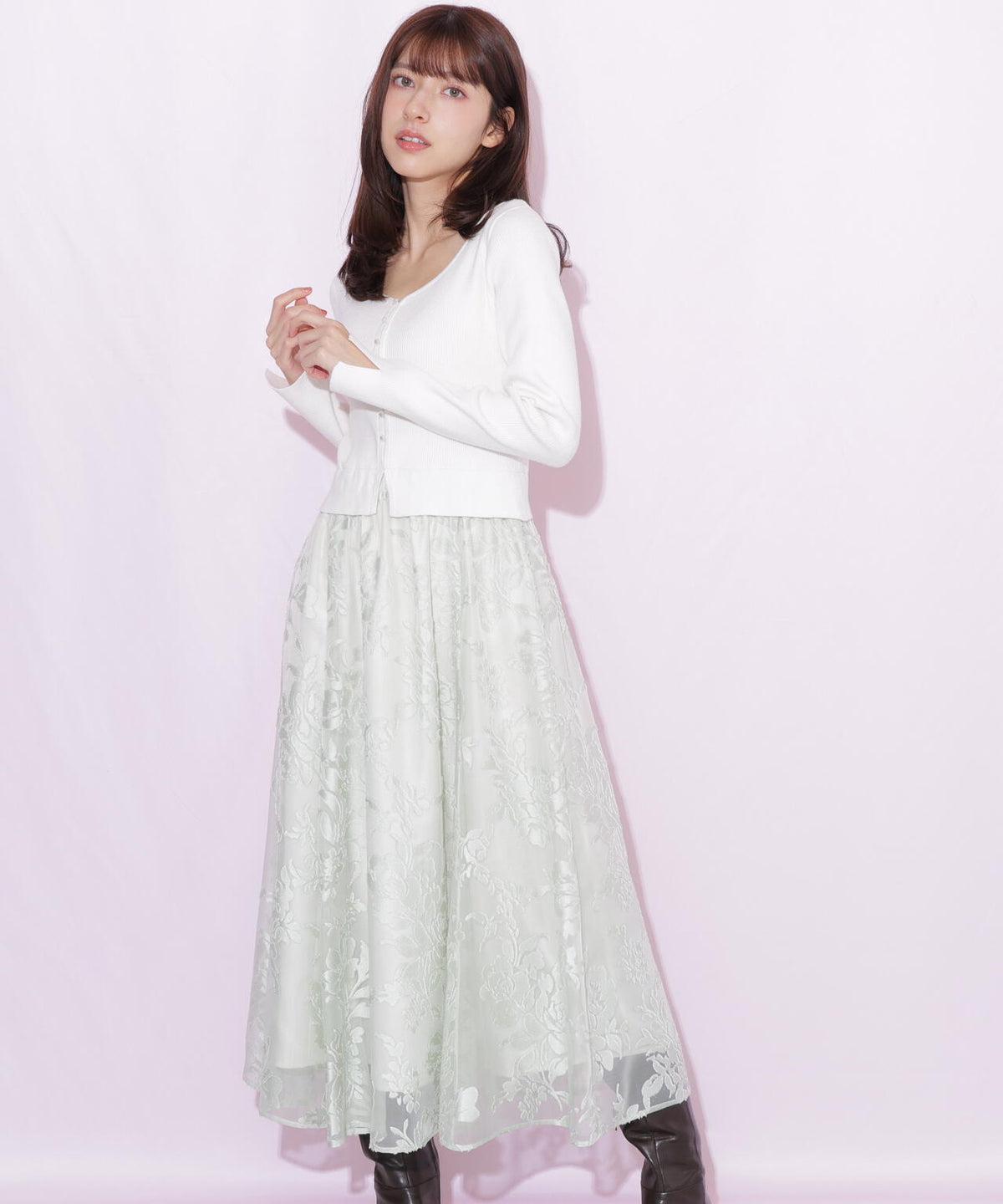 161cm 着用サイズ:FR