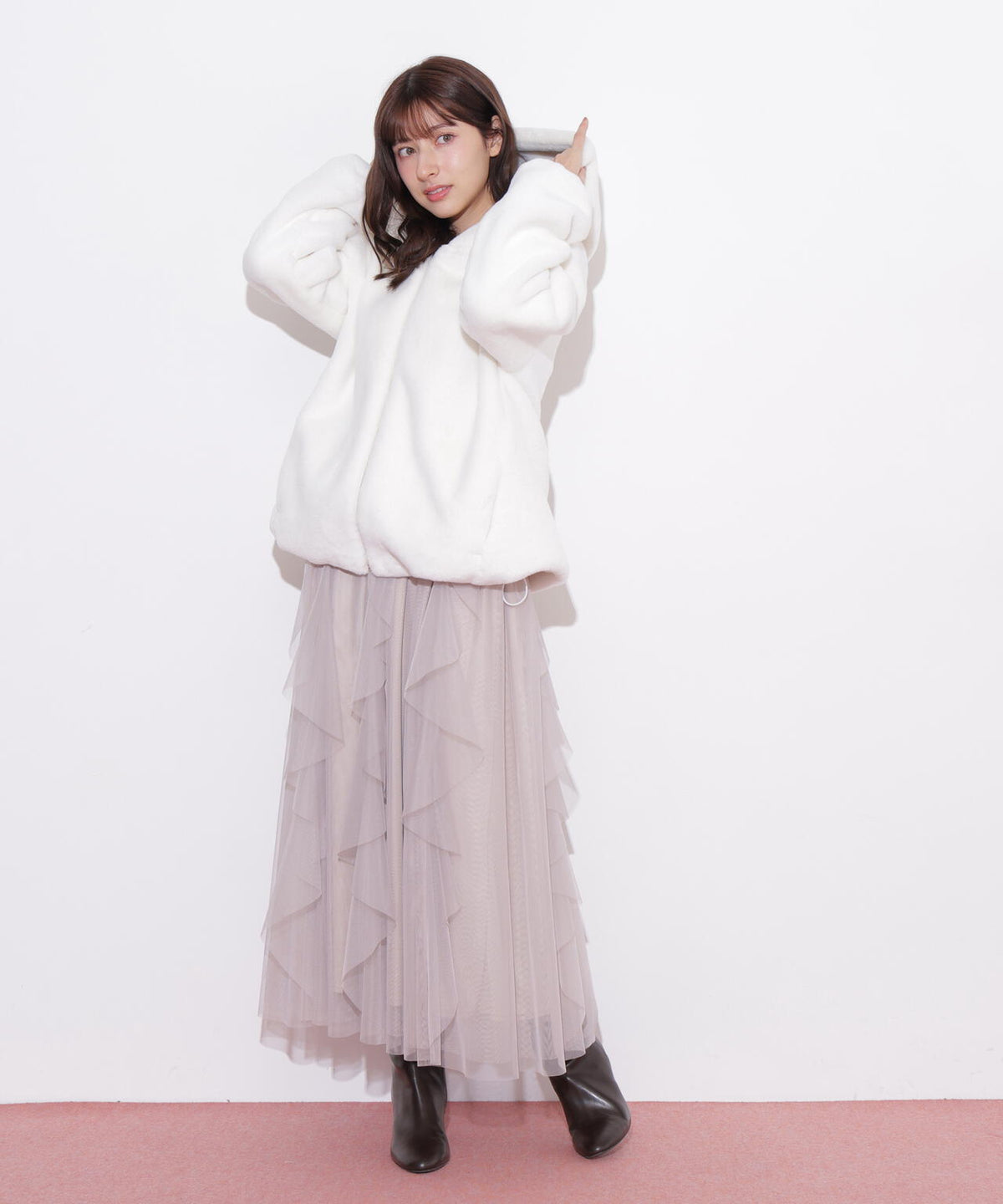161cm 着用サイズ:FR