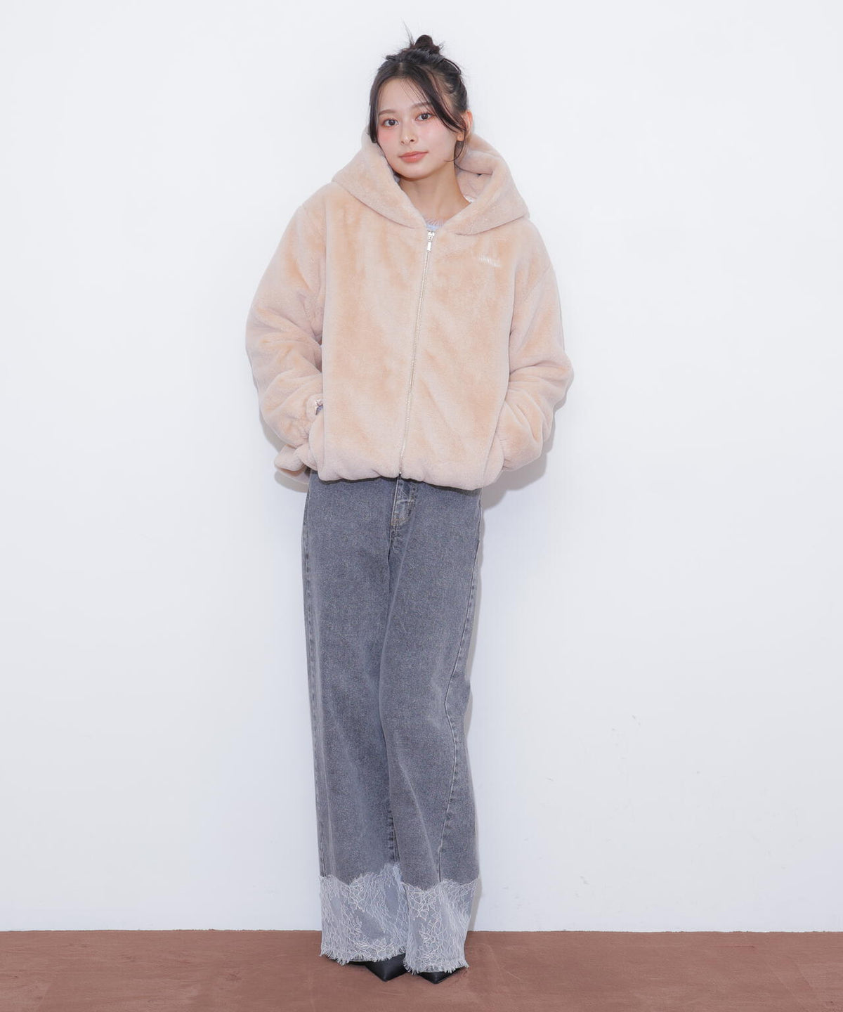 162cm 着用サイズ:FR