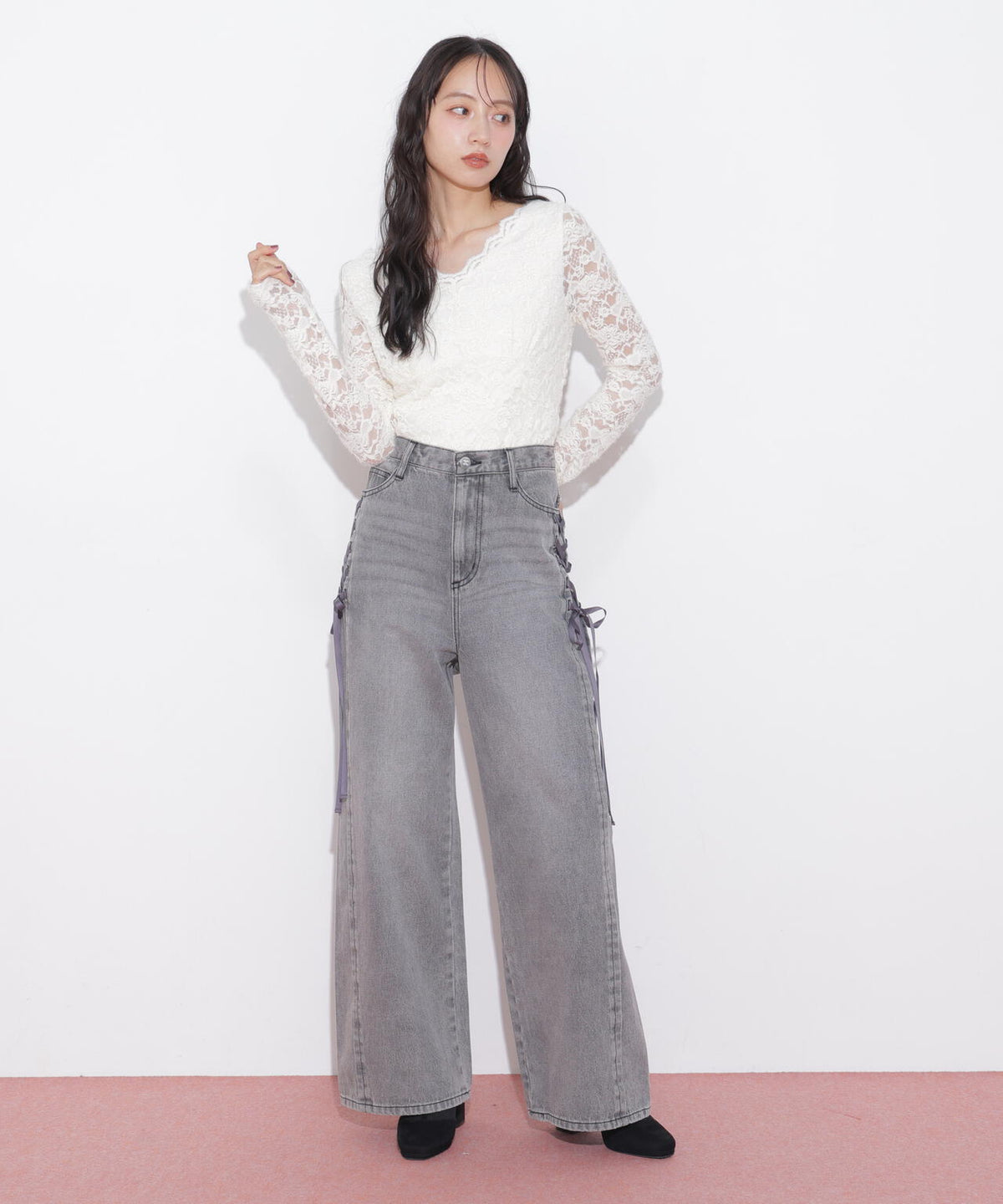 160cm 着用サイズ:FR