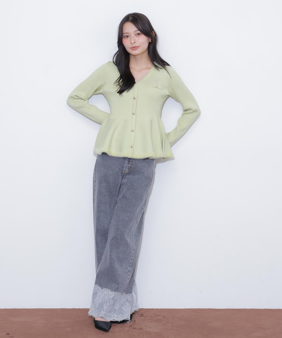 162cm 着用サイズ:FR