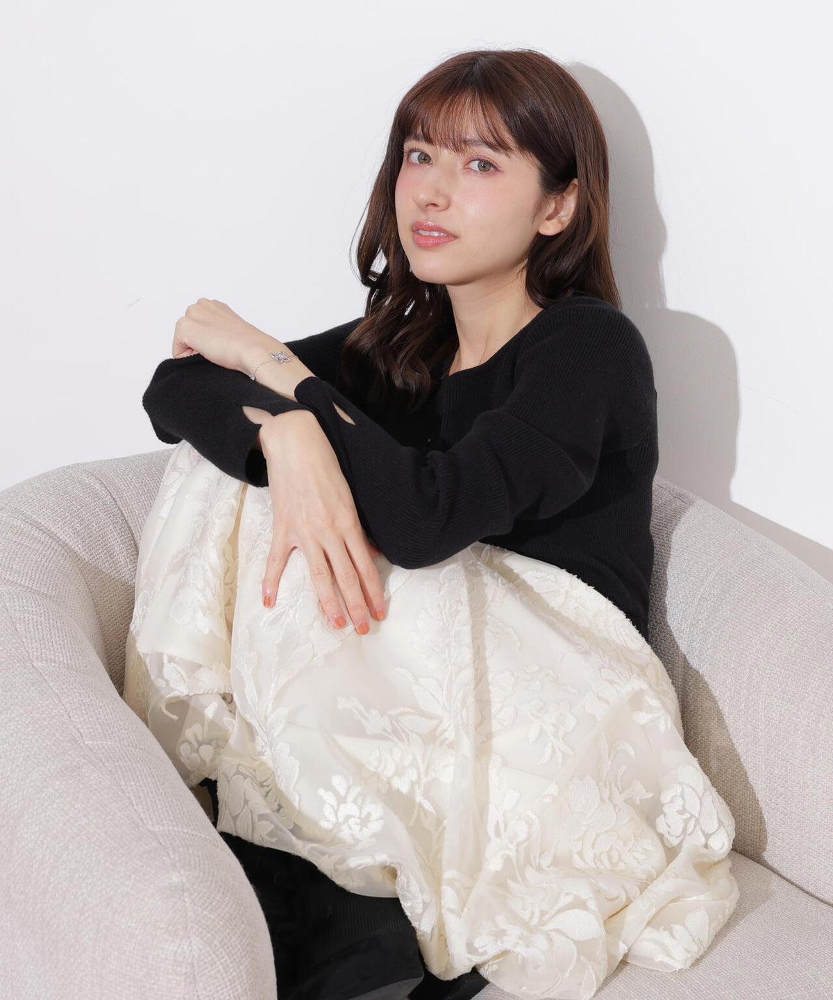 Cubic フラワーブレスレット