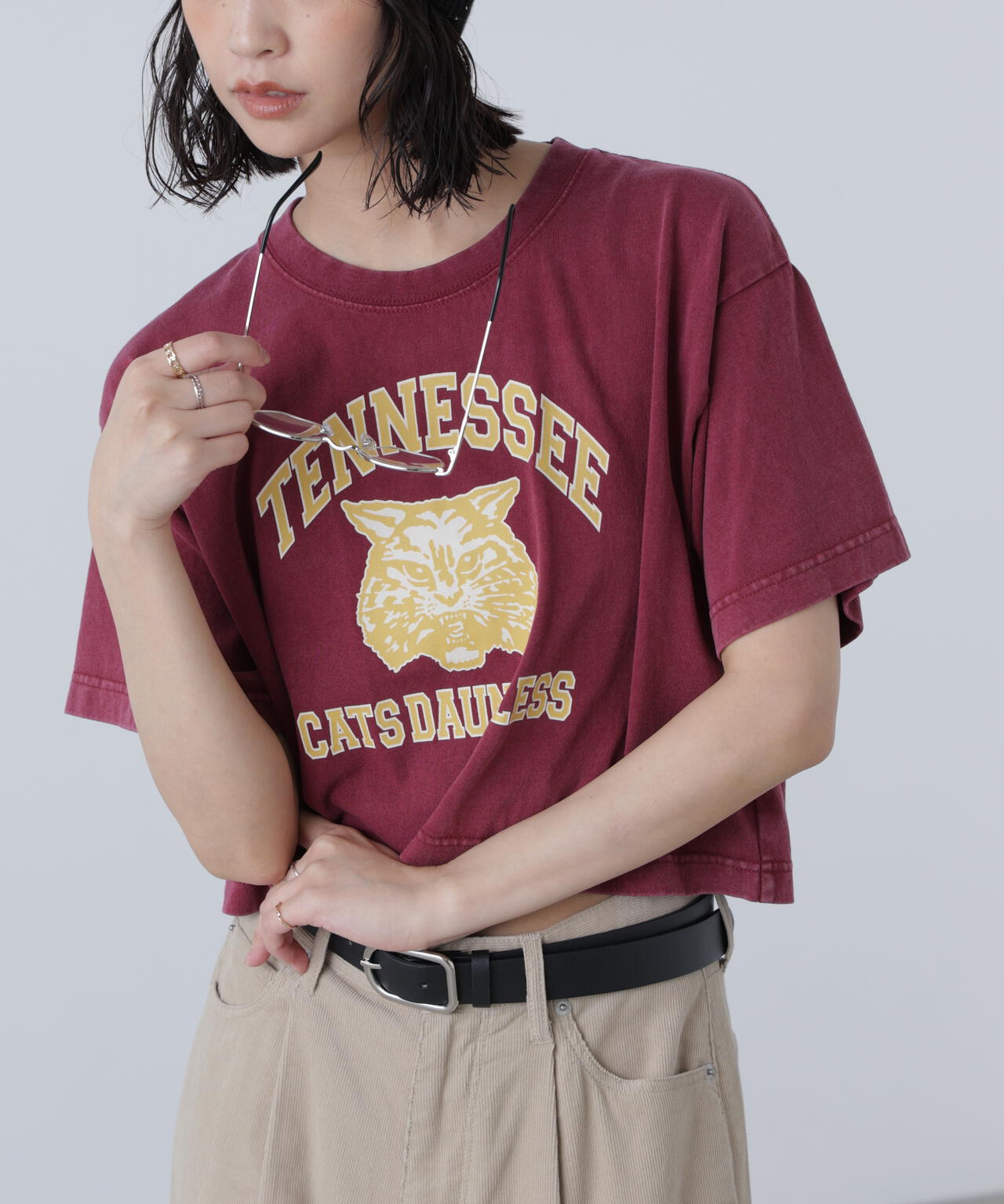 〈フリーズマート別注〉テネシーリバーショート丈Tシャツ