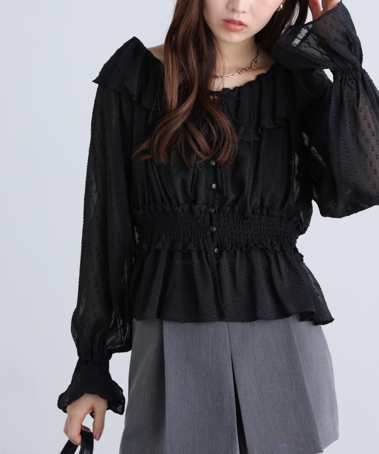 162cm 着用サイズ:FR
