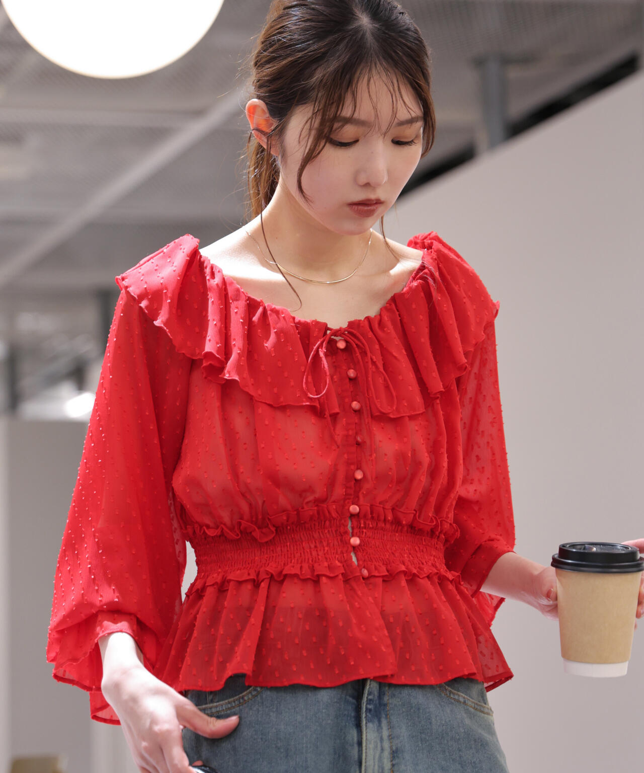 162cm 着用サイズ:FR