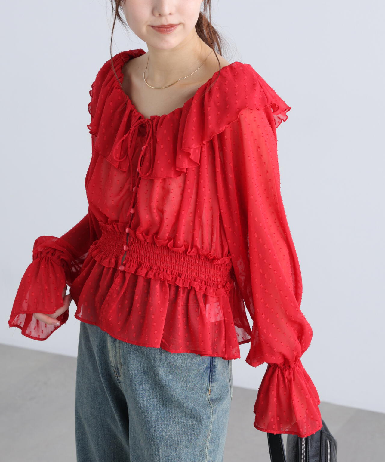 162cm 着用サイズ:FR